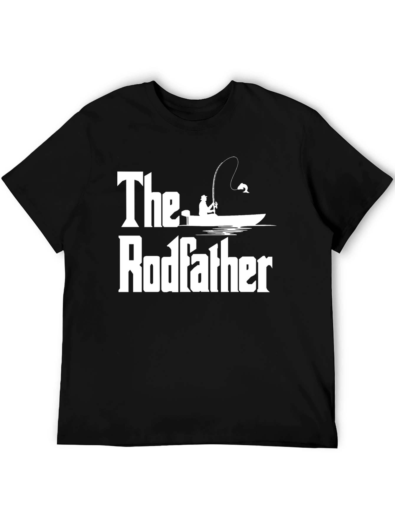 The Rodfather Fishing T-Shirt - Funny Fisherman Tee