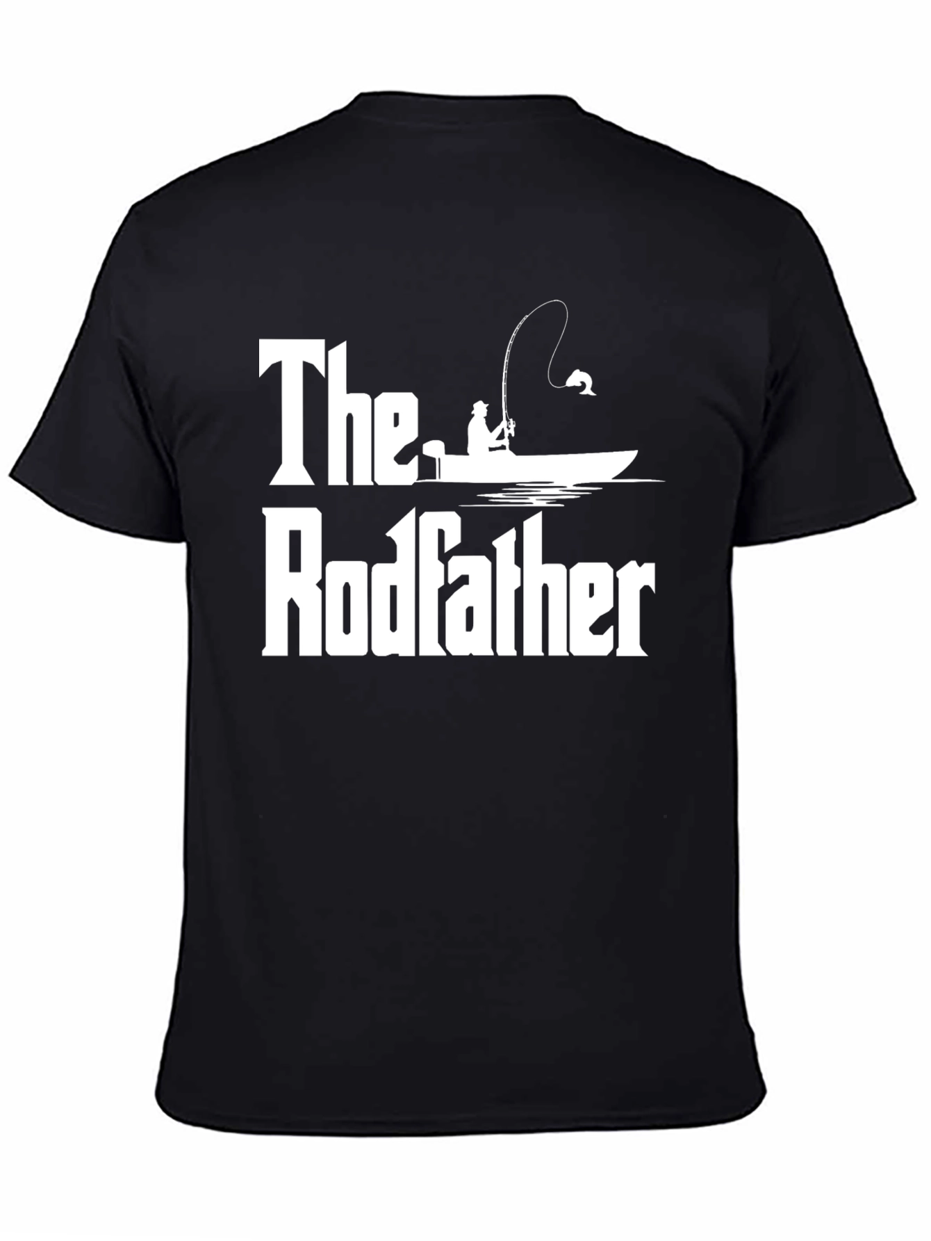 The Rodfather Fishing T-Shirt - Funny Fisherman Tee