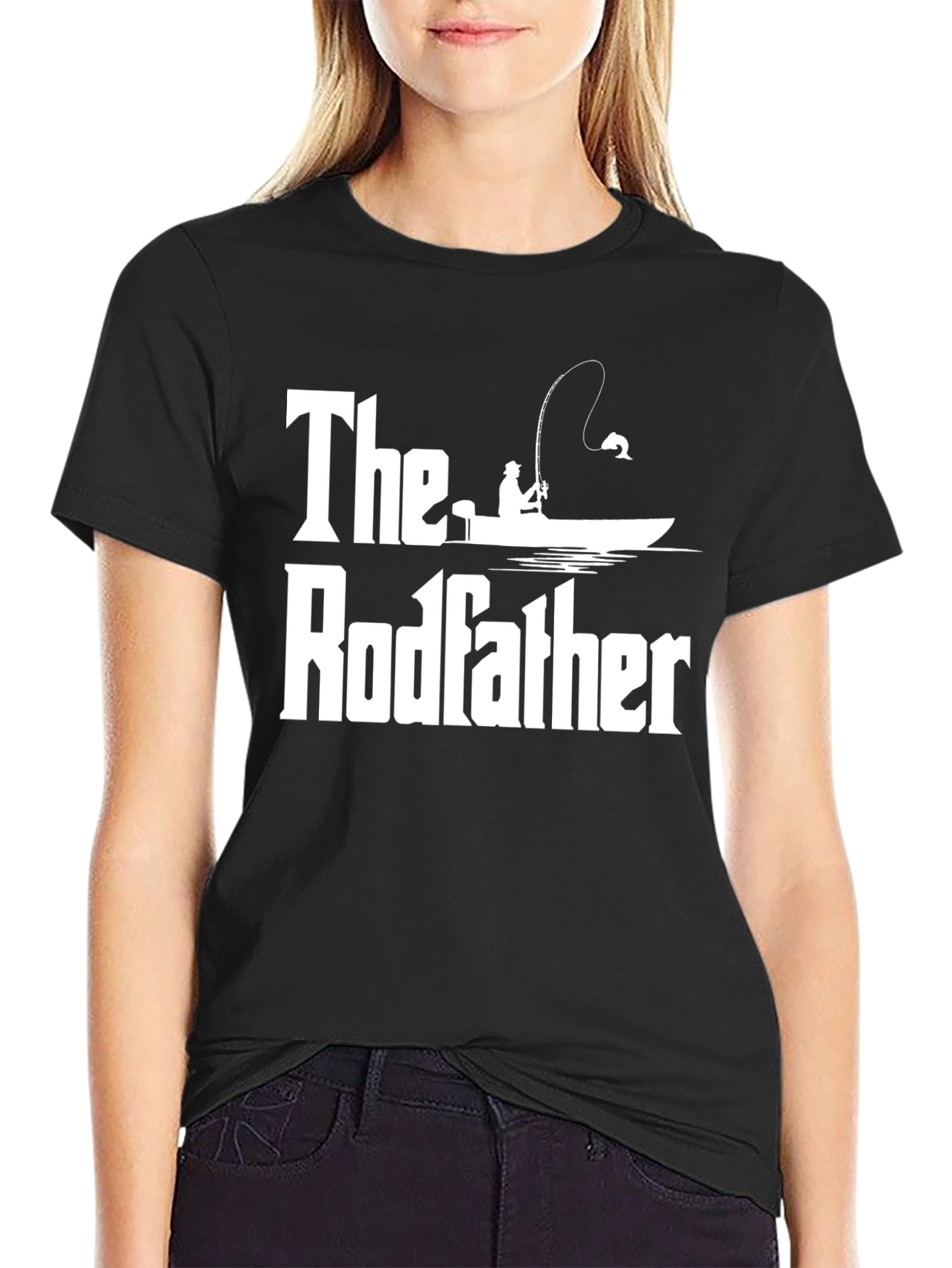 The Rodfather Fishing T-Shirt - Funny Fisherman Tee