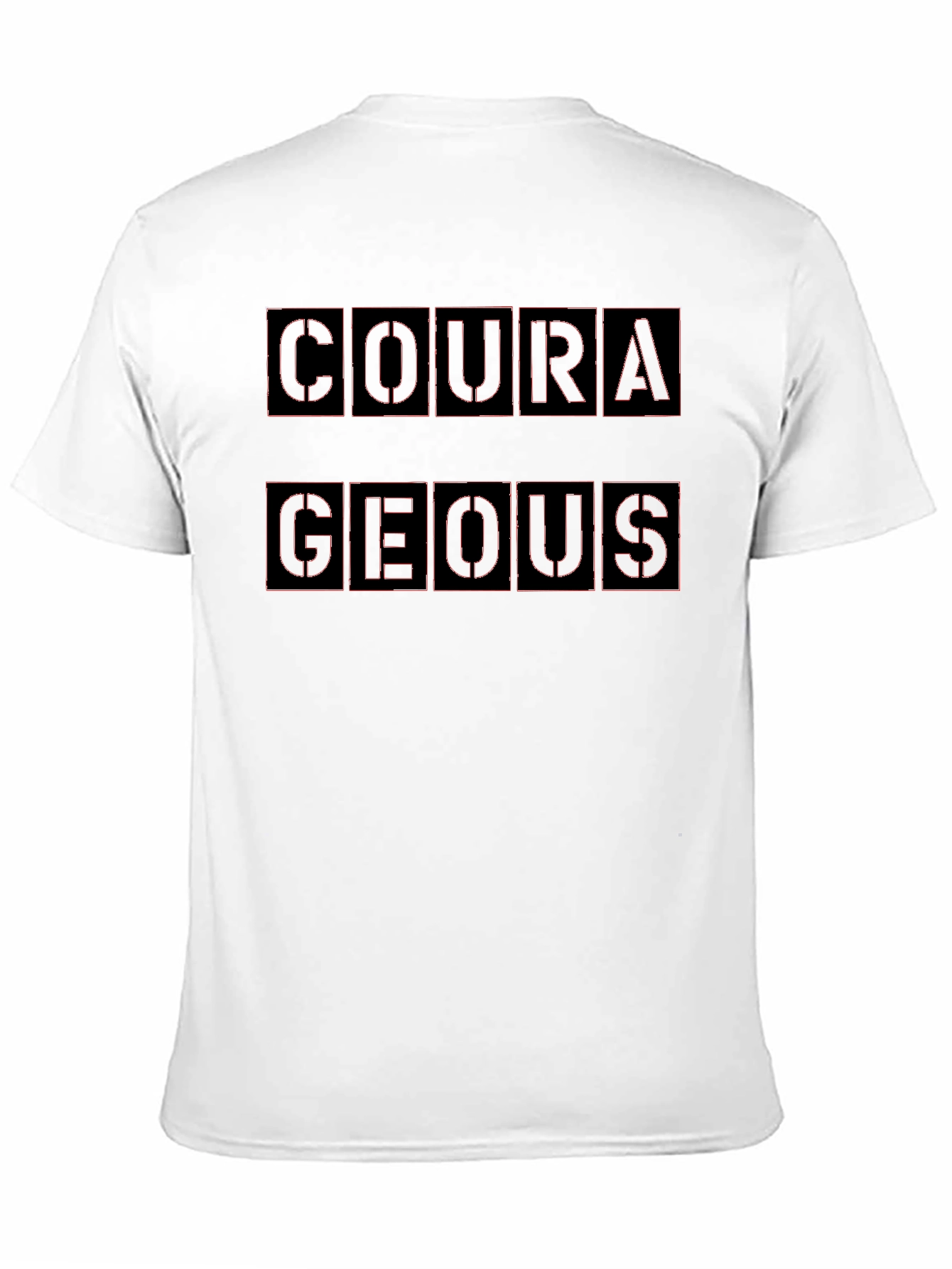 Courageous Graphic Print T-Shirt