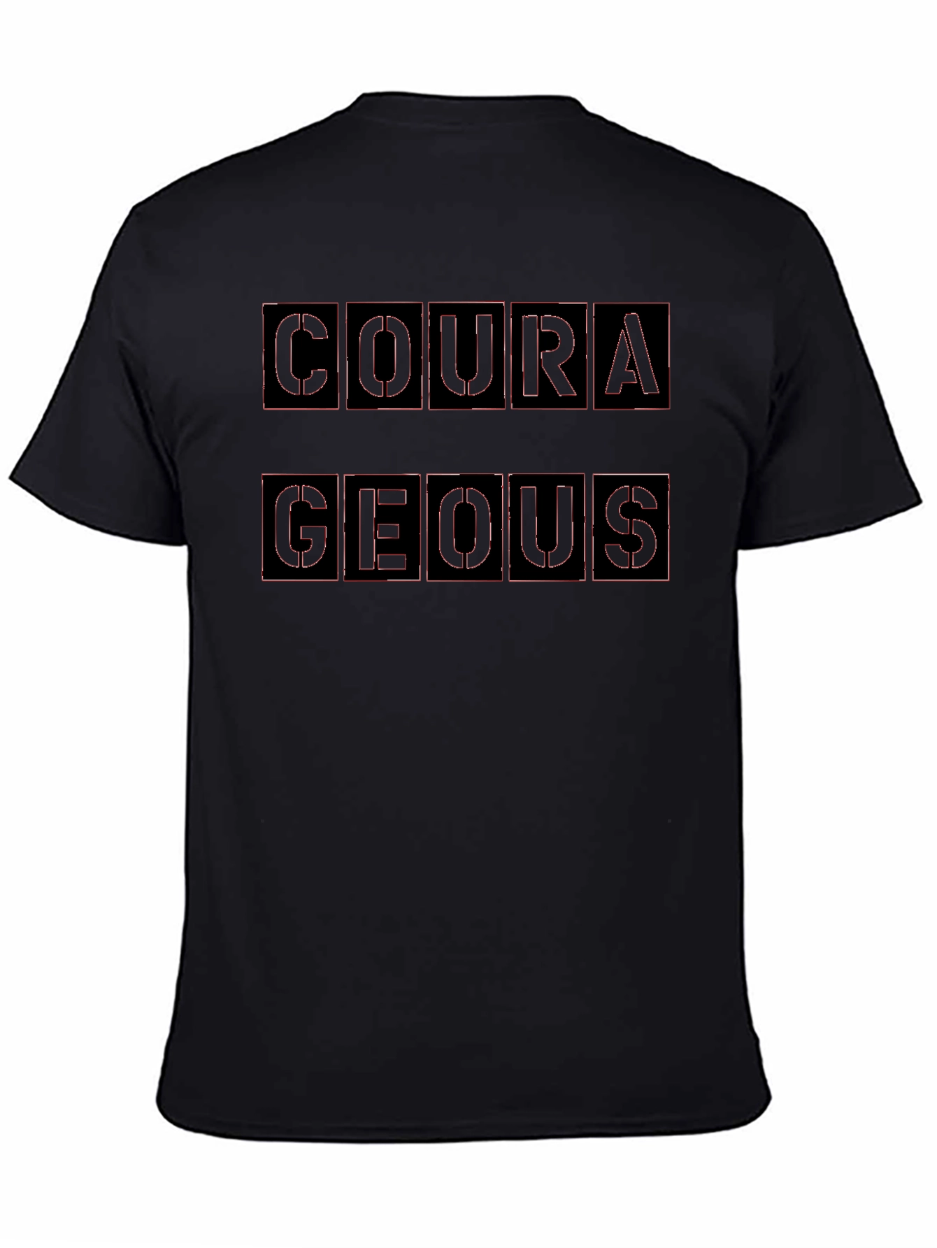 Courageous Graphic Print T-Shirt