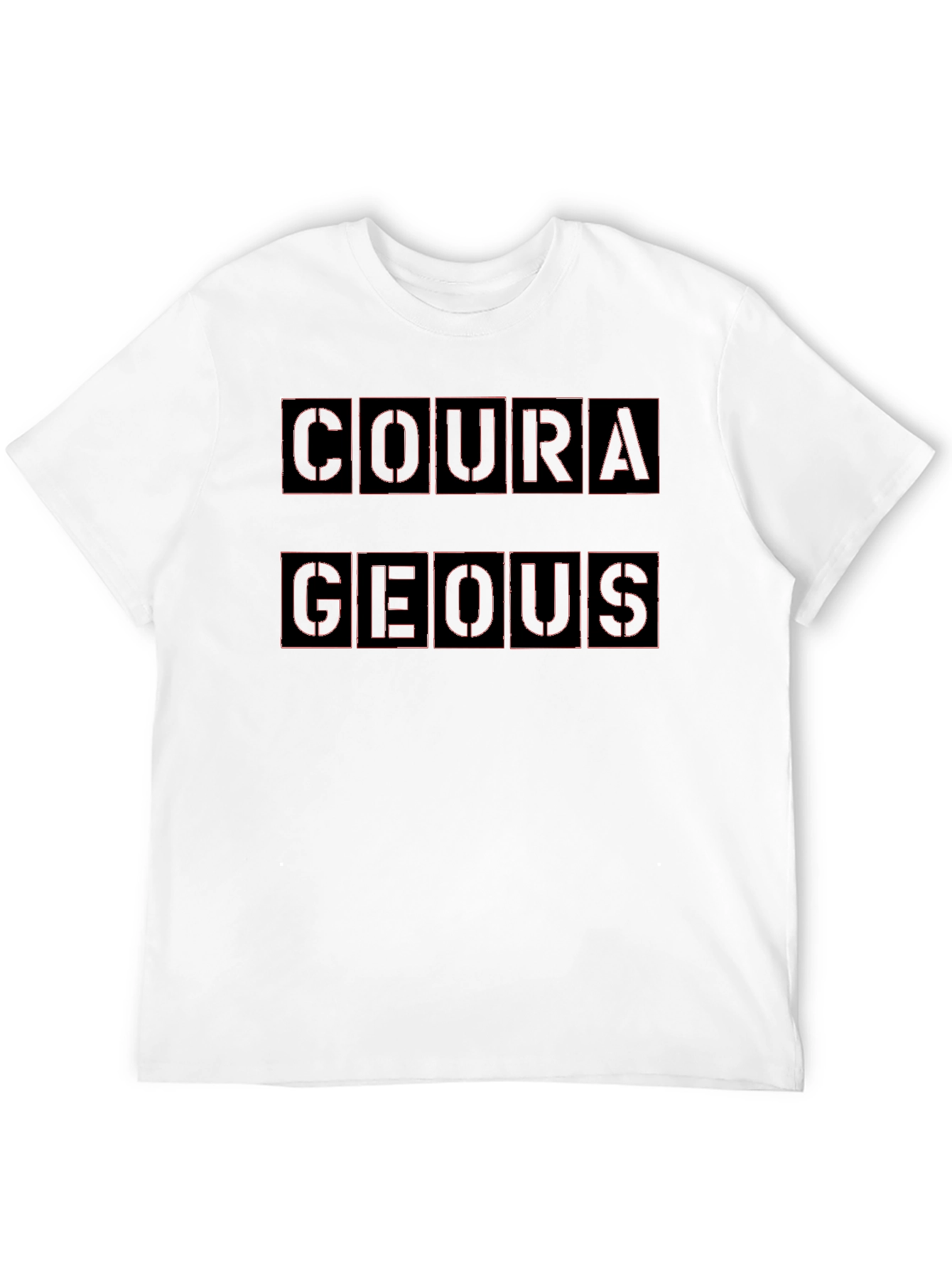 Courageous Graphic Print T-Shirt