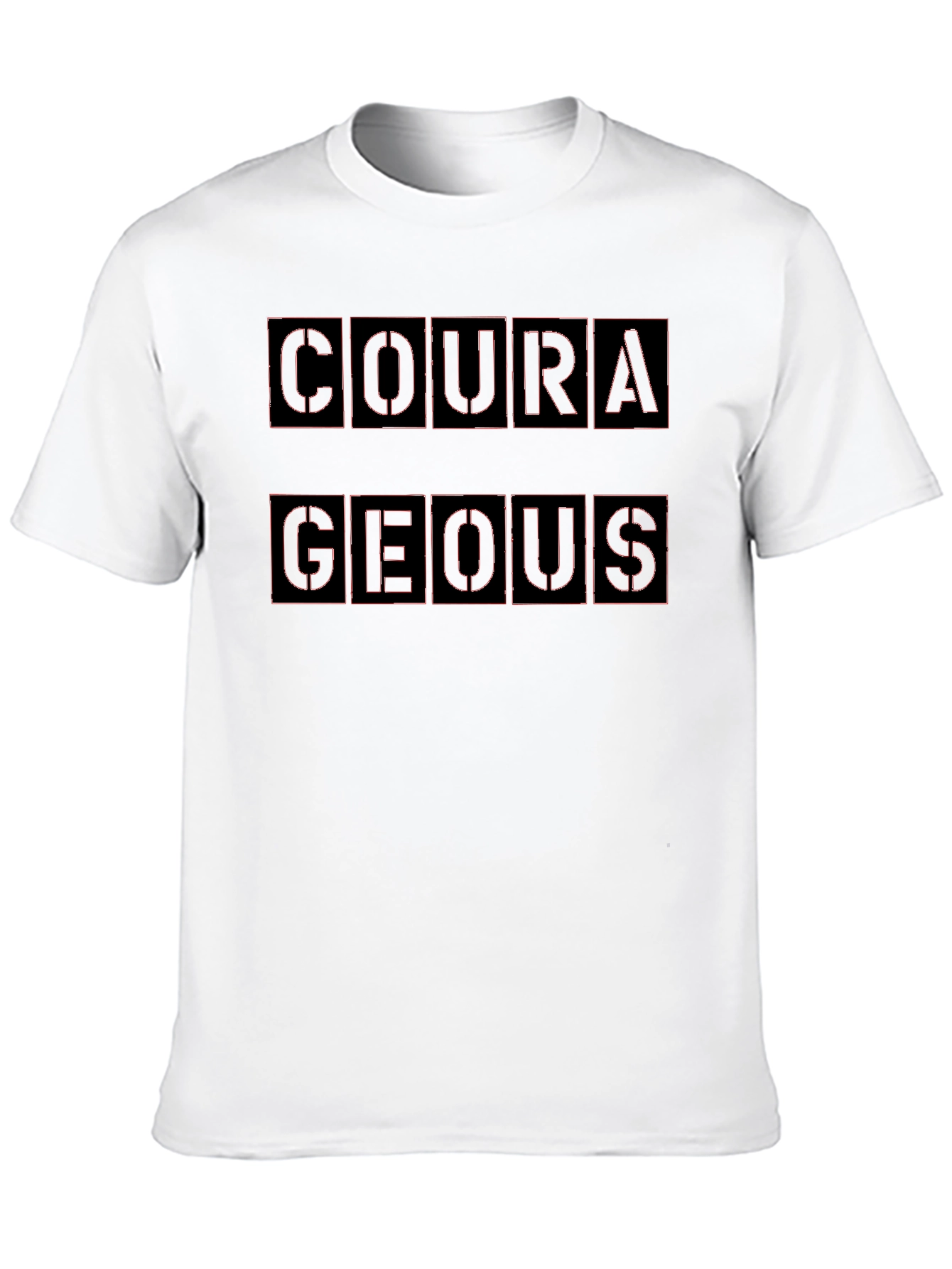 Courageous Graphic Print T-Shirt