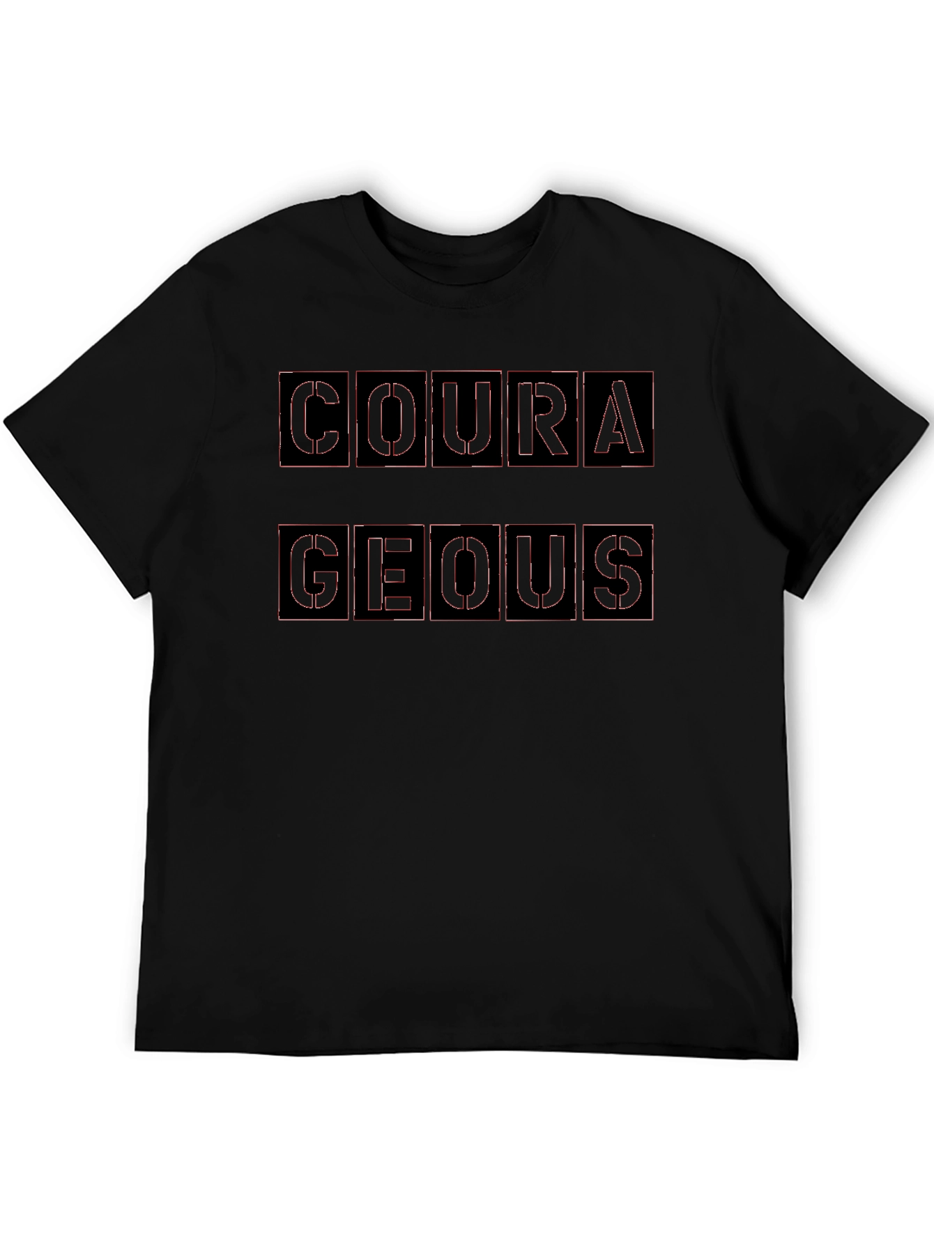 Courageous Graphic Print T-Shirt