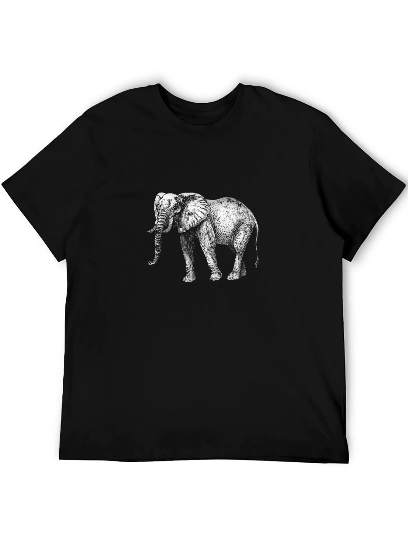 Elephant Graphic Tee - Black