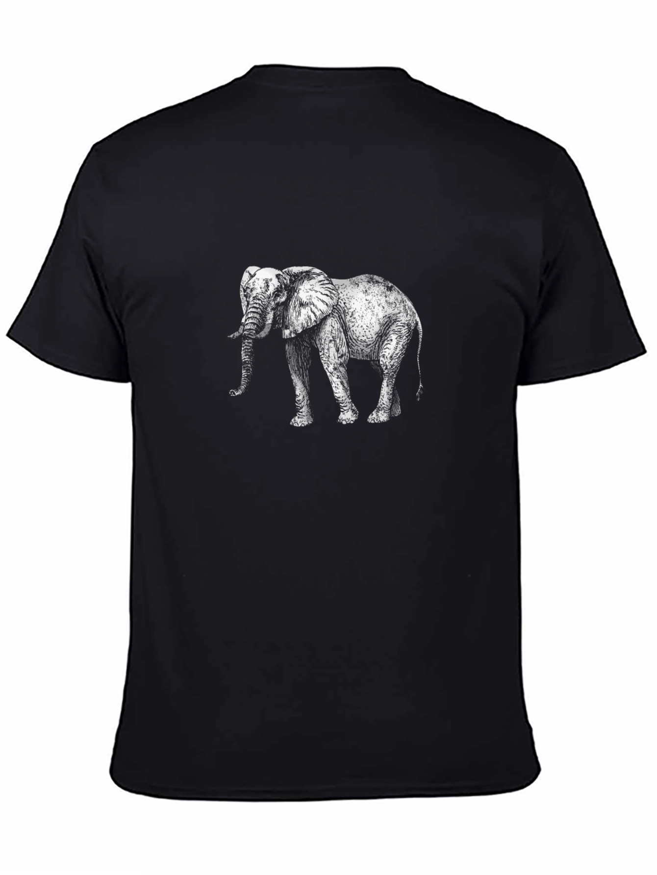 Elephant Graphic Tee - Black