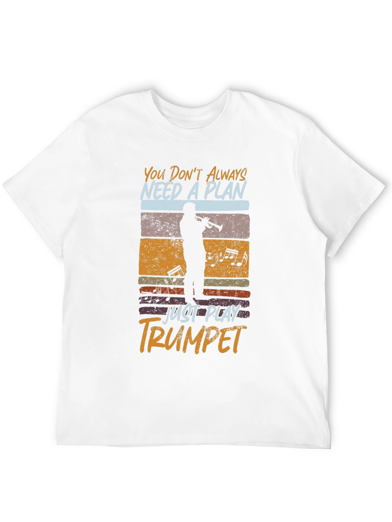 Trumpet Player Graphic Tee - Just Play!