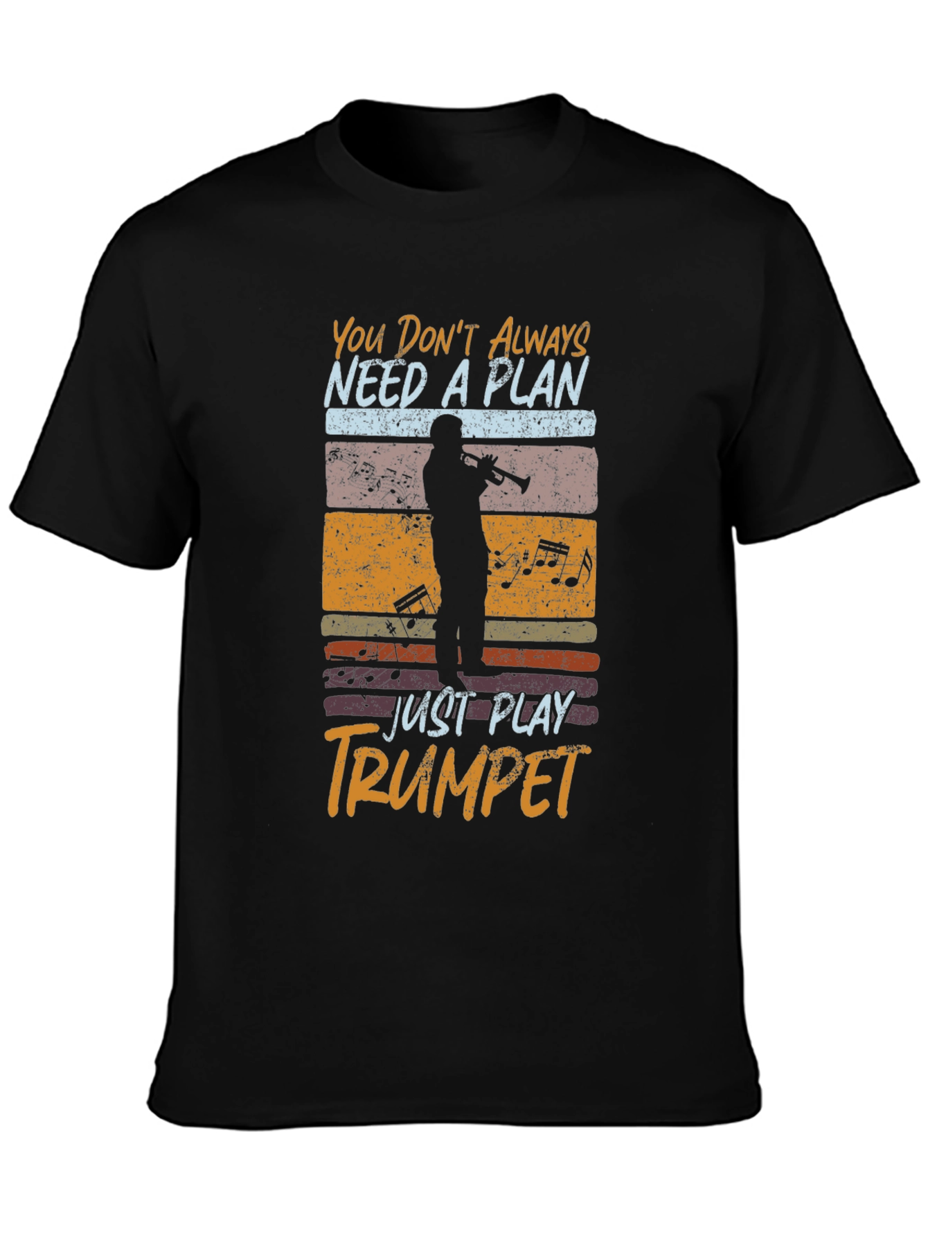 Trumpet Player Graphic Tee - Just Play!