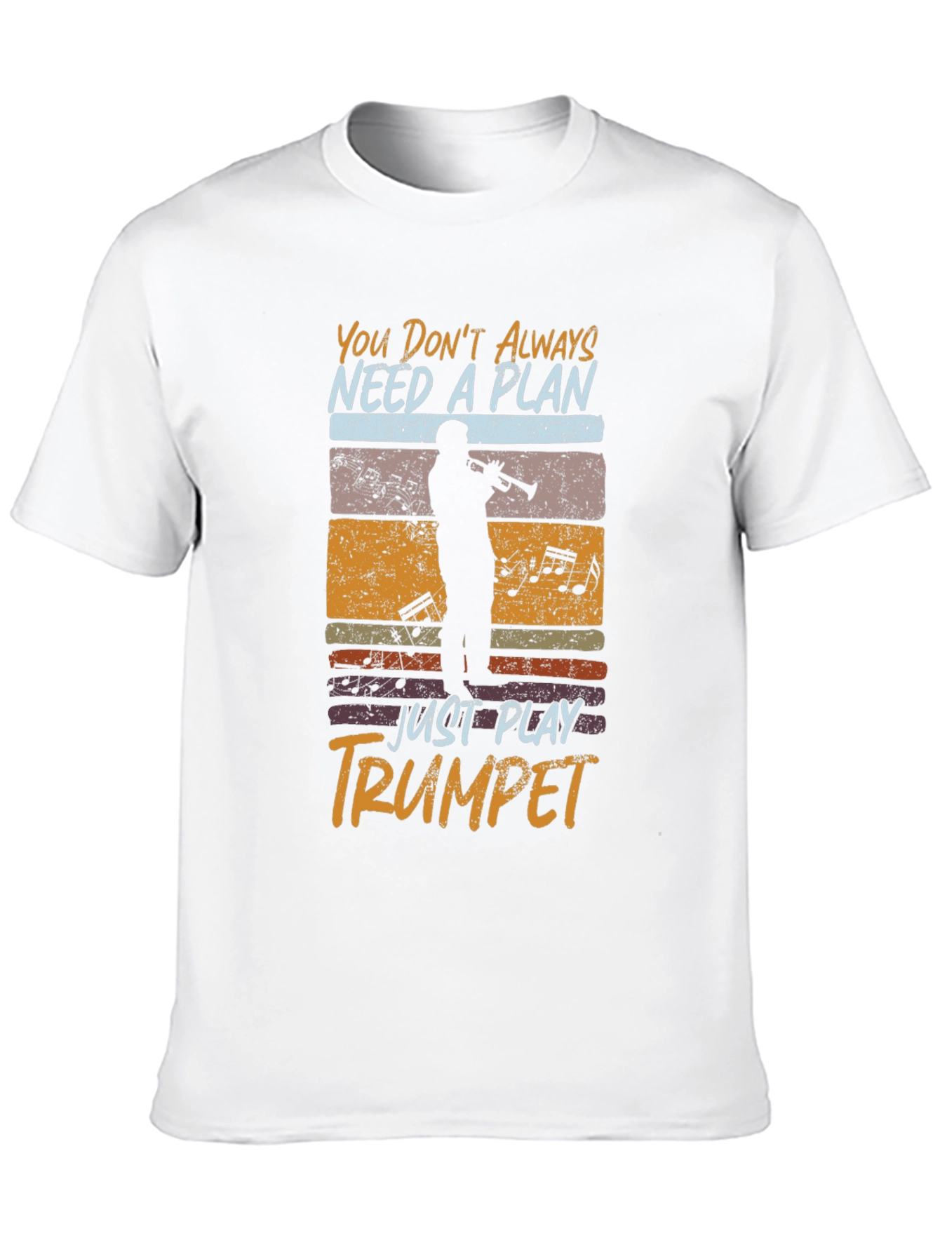 Trumpet Player Graphic Tee - Just Play!