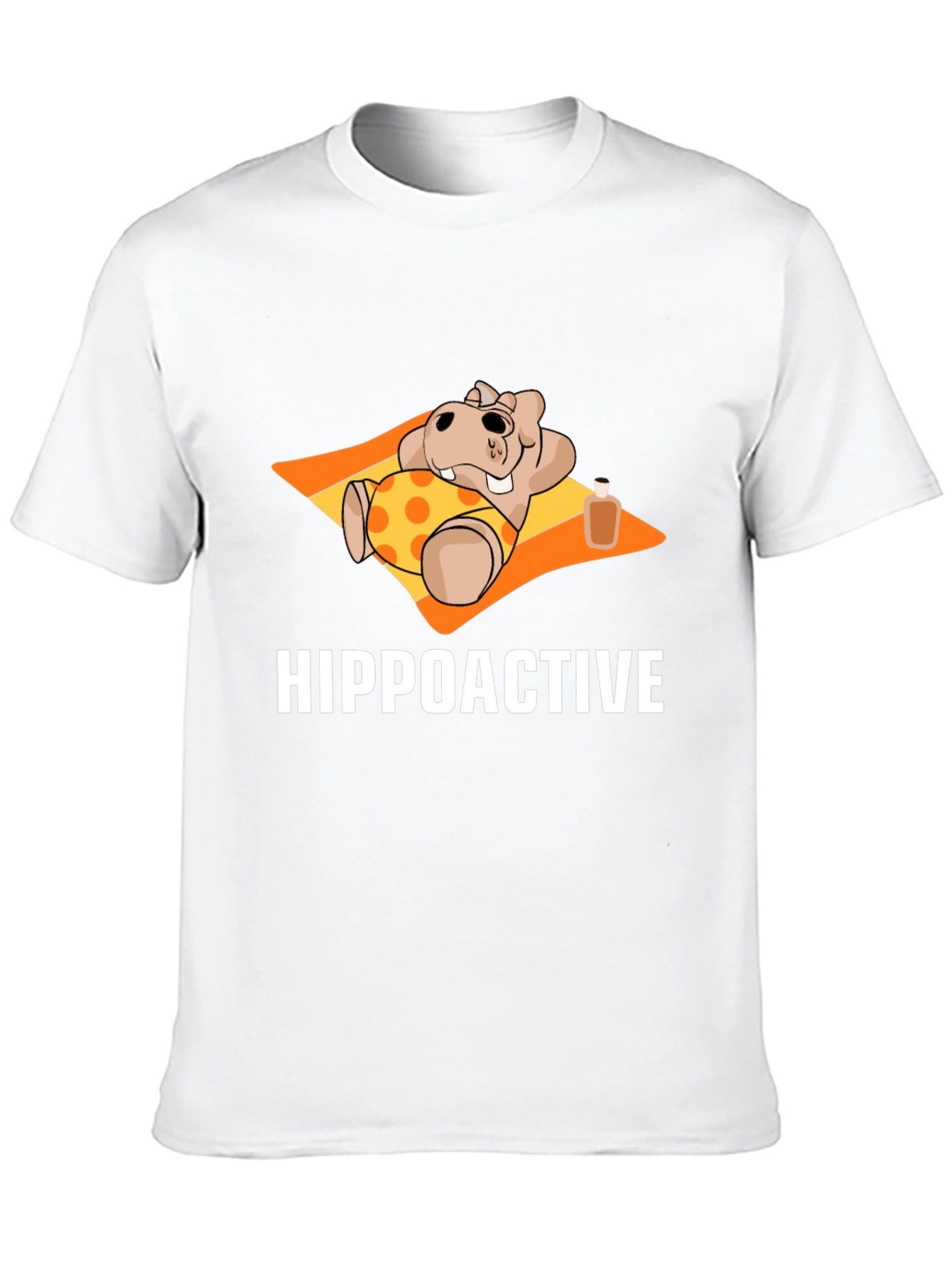 Hippoactive Black T-Shirt - Relaxed Fit
