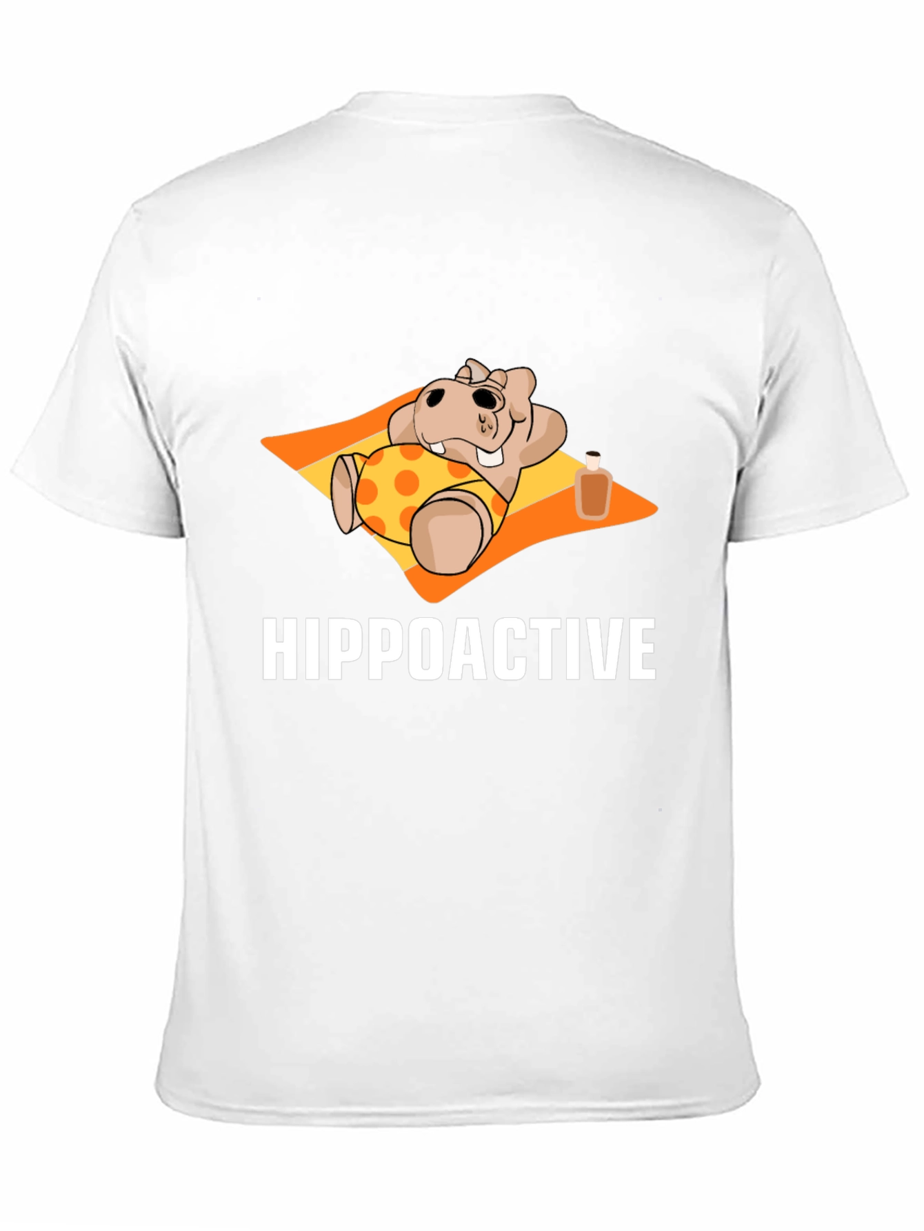 Hippoactive Black T-Shirt - Relaxed Fit