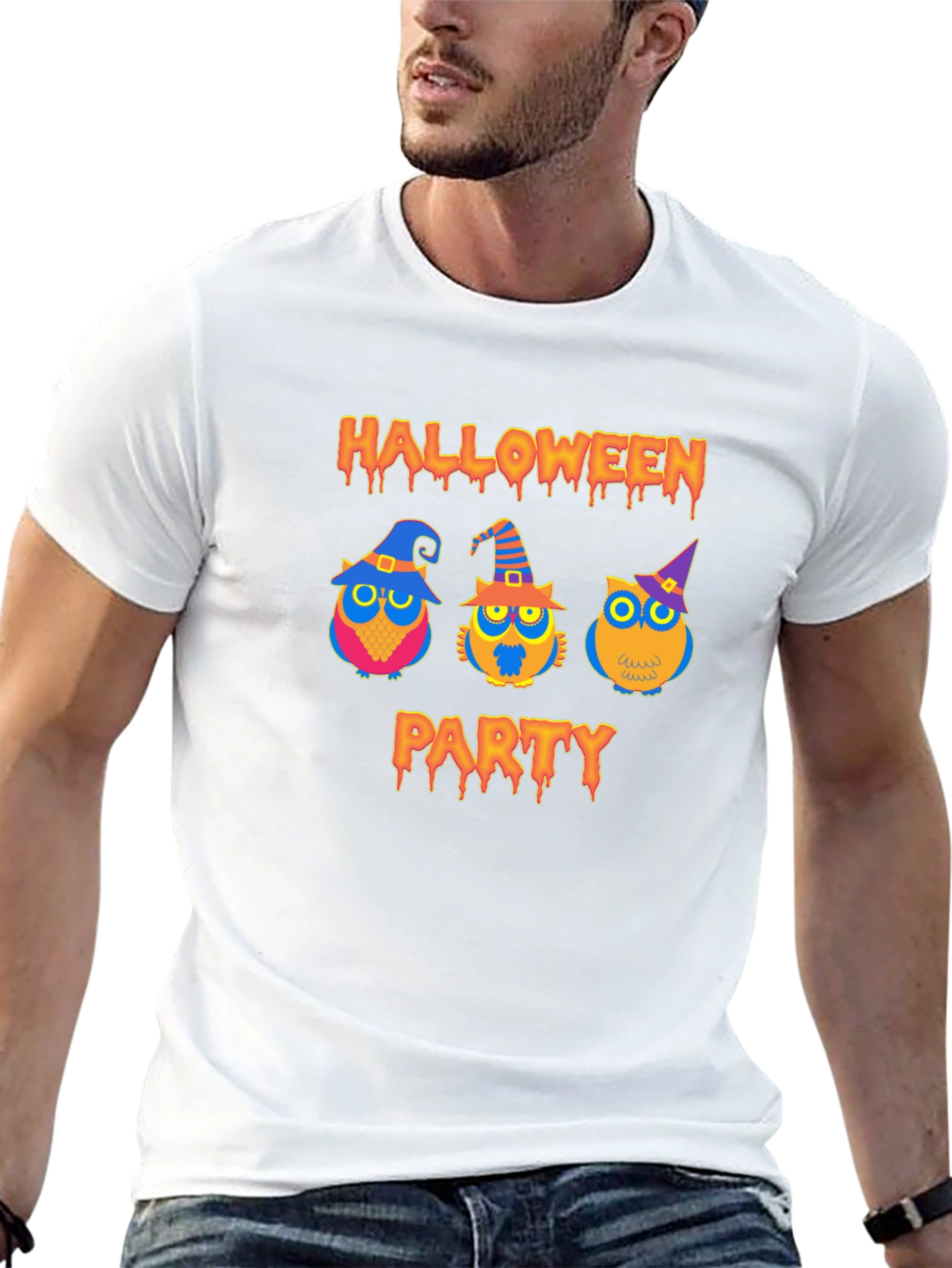 Halloween Owls Party T-Shirt