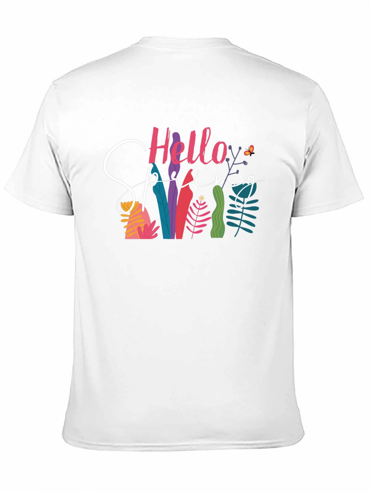Hello Spring Graphic Tee - Black