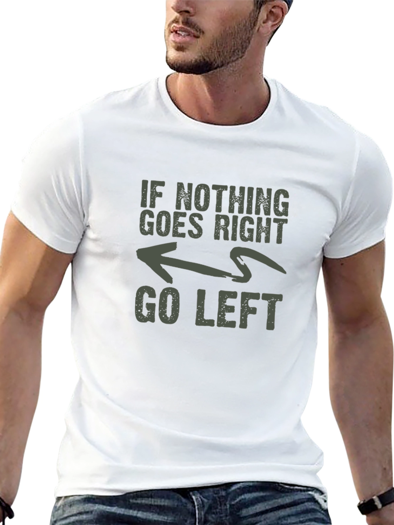 Go Left Graphic T-Shirt