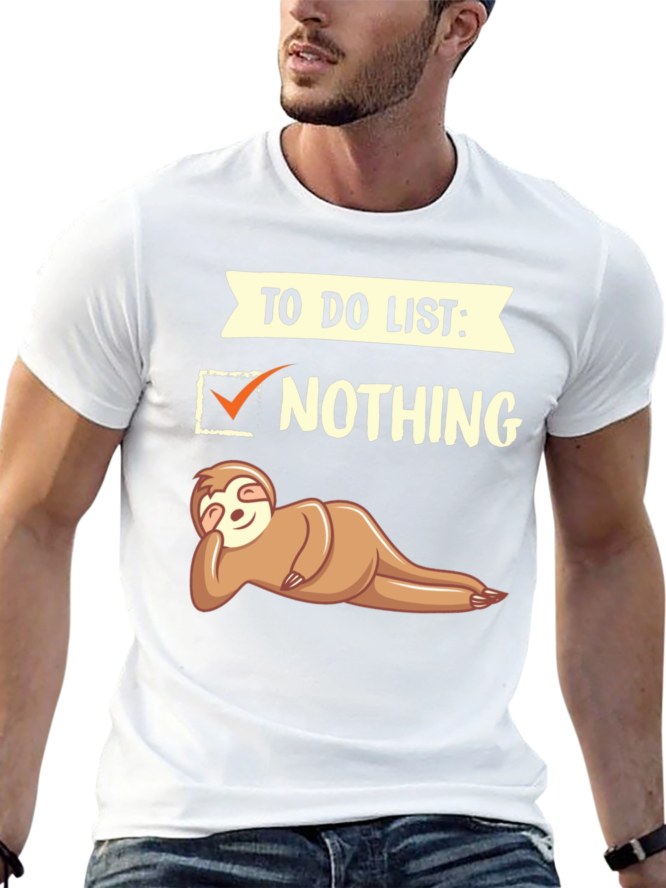Funny Sloth To Do List: Nothing T-Shirt