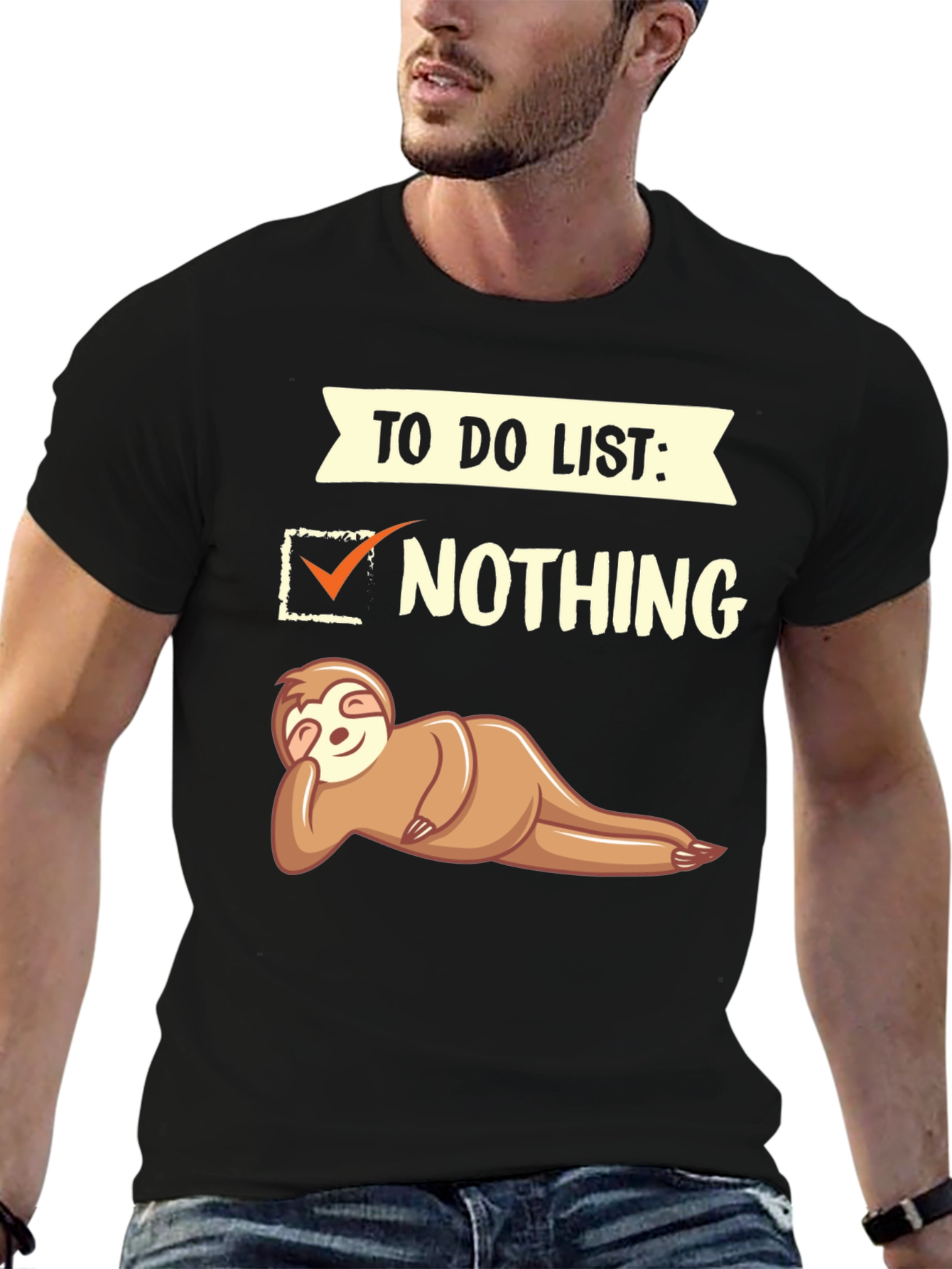 Funny Sloth To Do List: Nothing T-Shirt