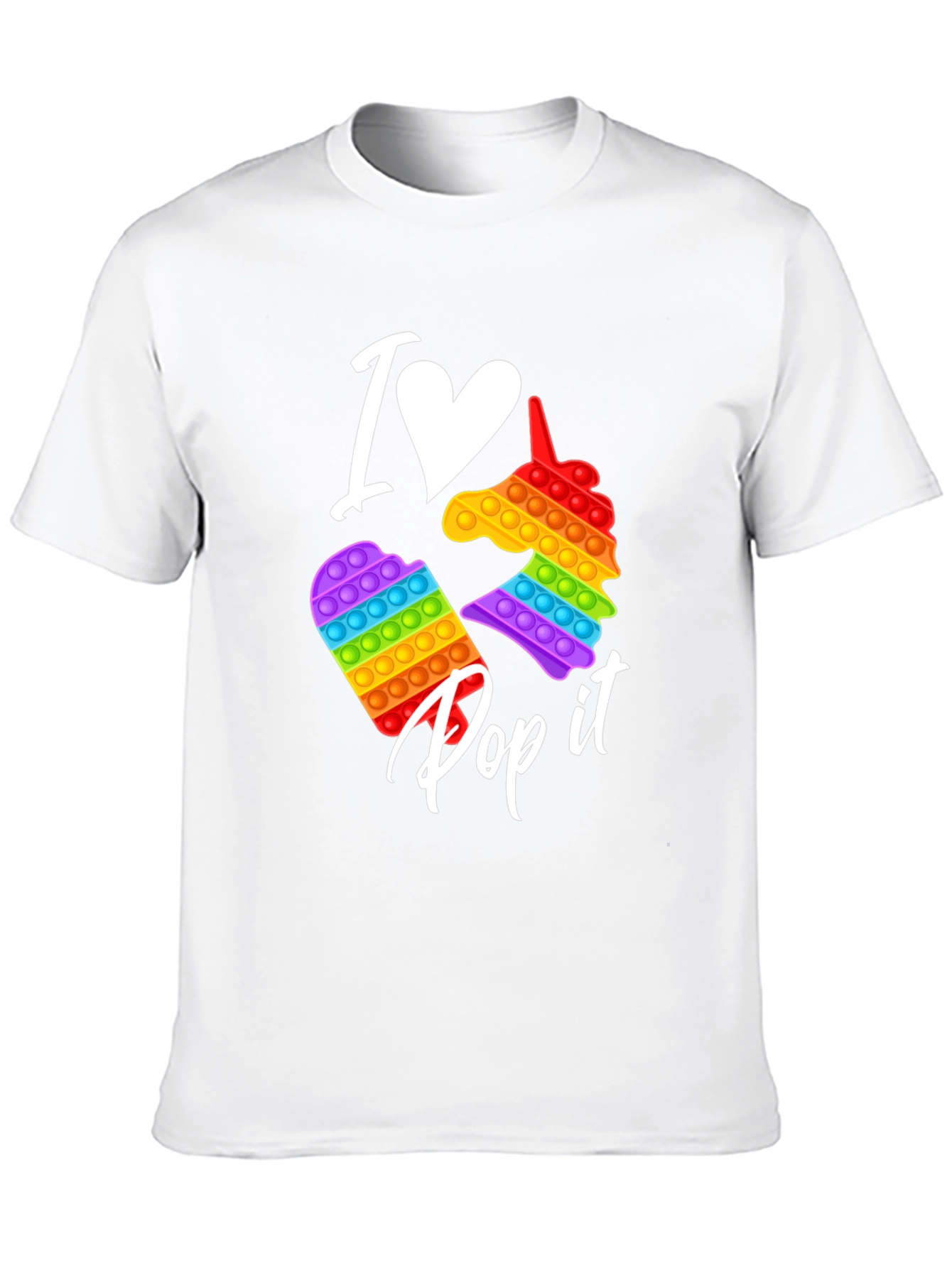 I Heart Pop It Black T-Shirt