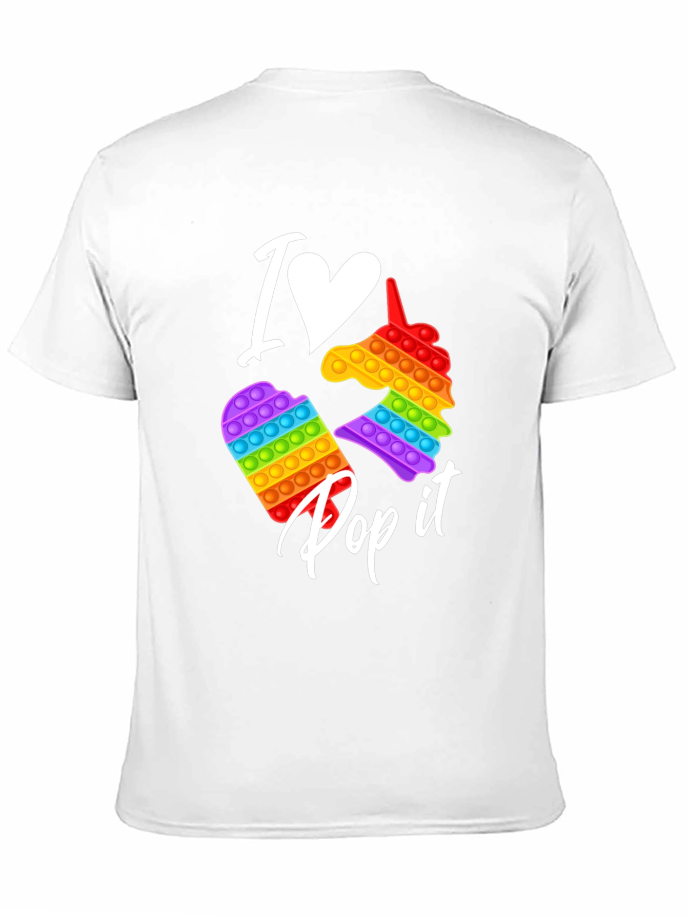 I Heart Pop It Black T-Shirt