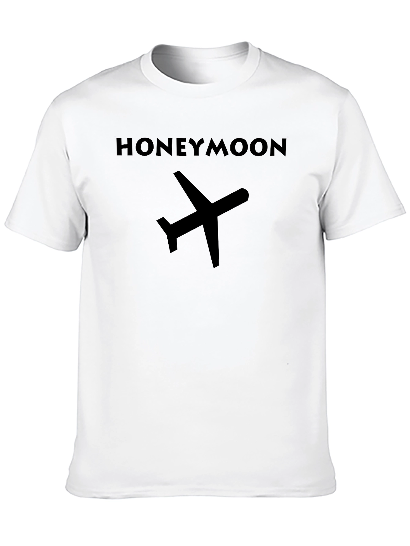 Honeymoon Plane Graphic T-Shirt