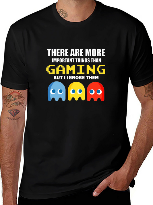 Gaming Humor Tee - There Are More Important Things T-Shirt