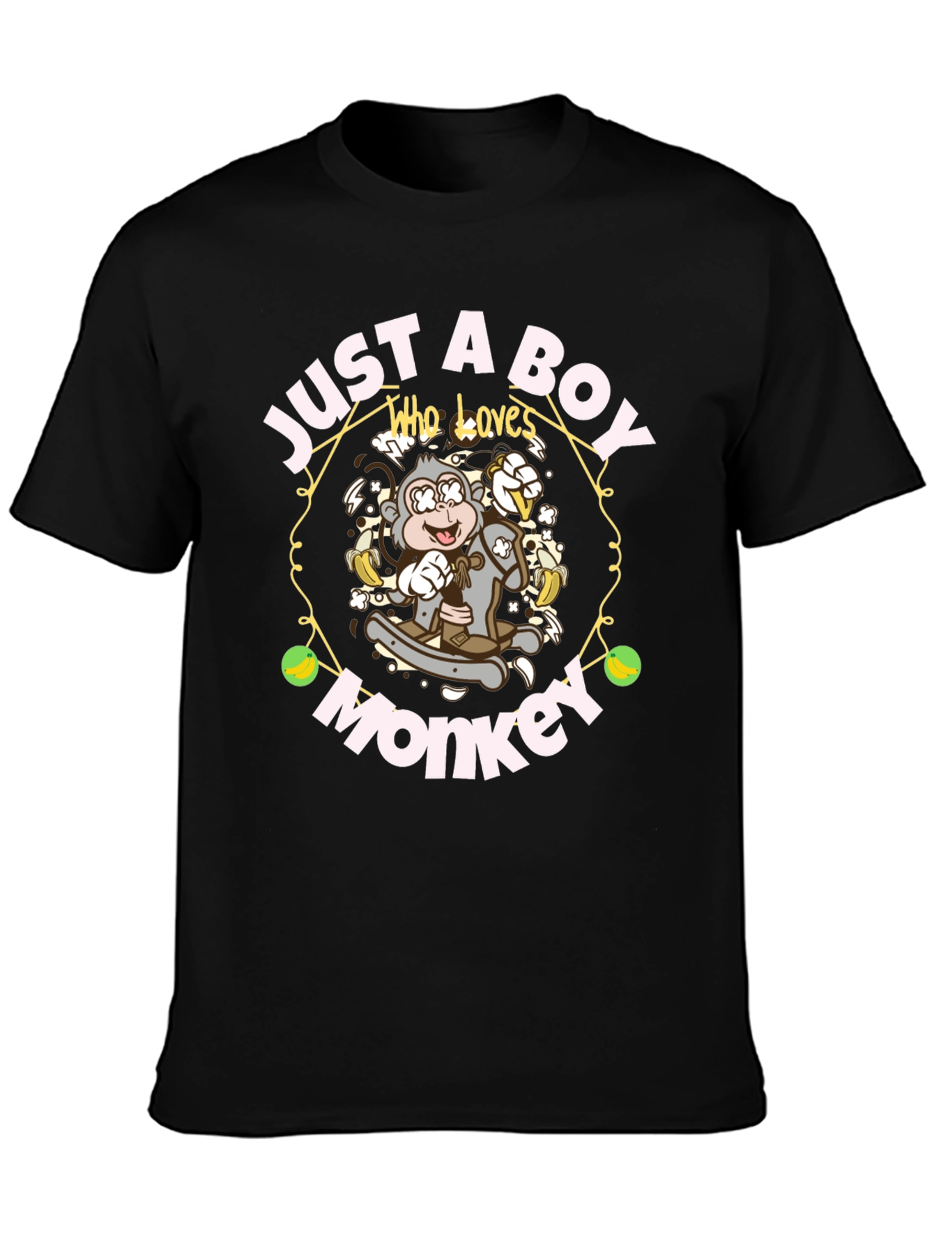 Just A Boy Who Loves Monkeys T-Shirt