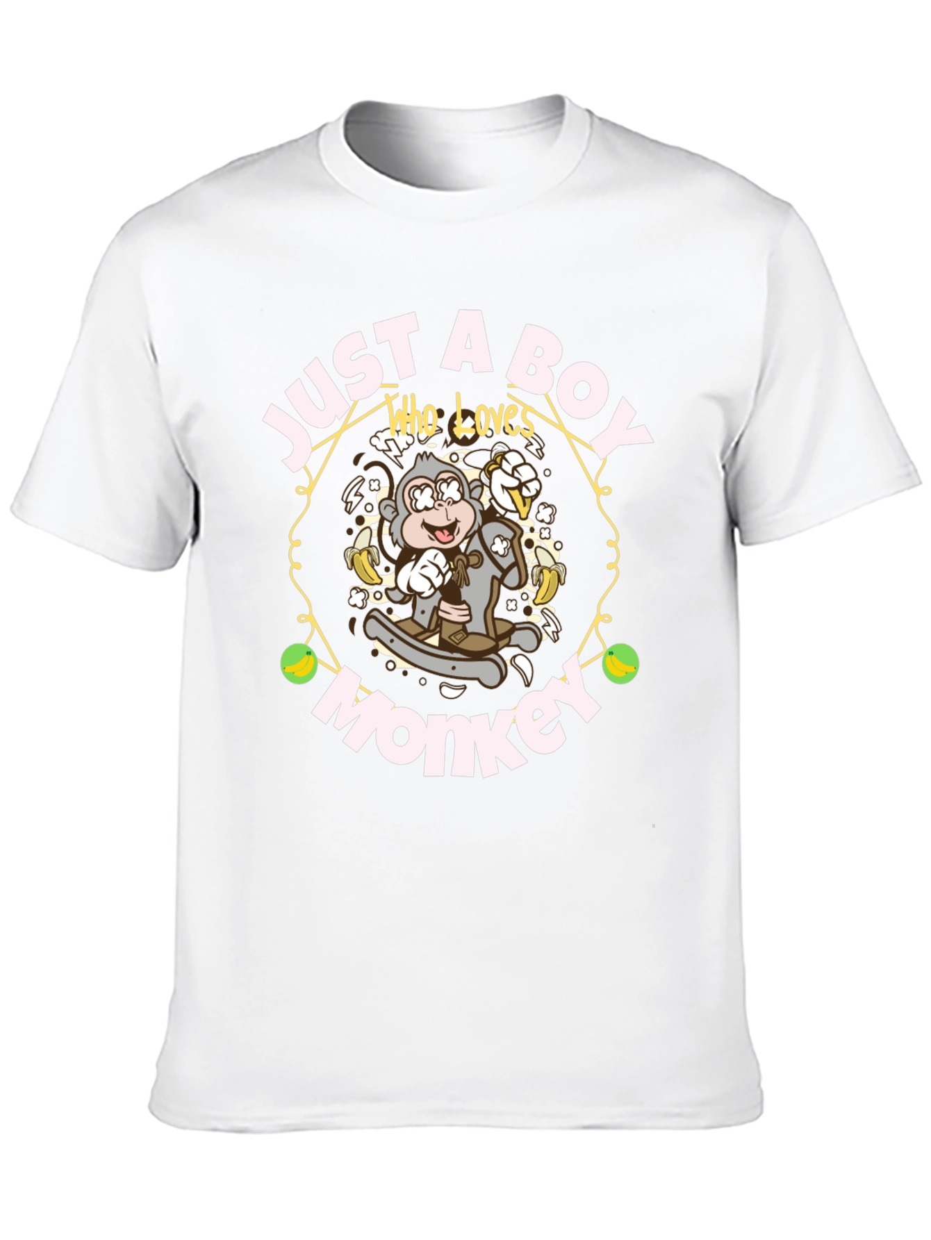 Just A Boy Who Loves Monkeys T-Shirt