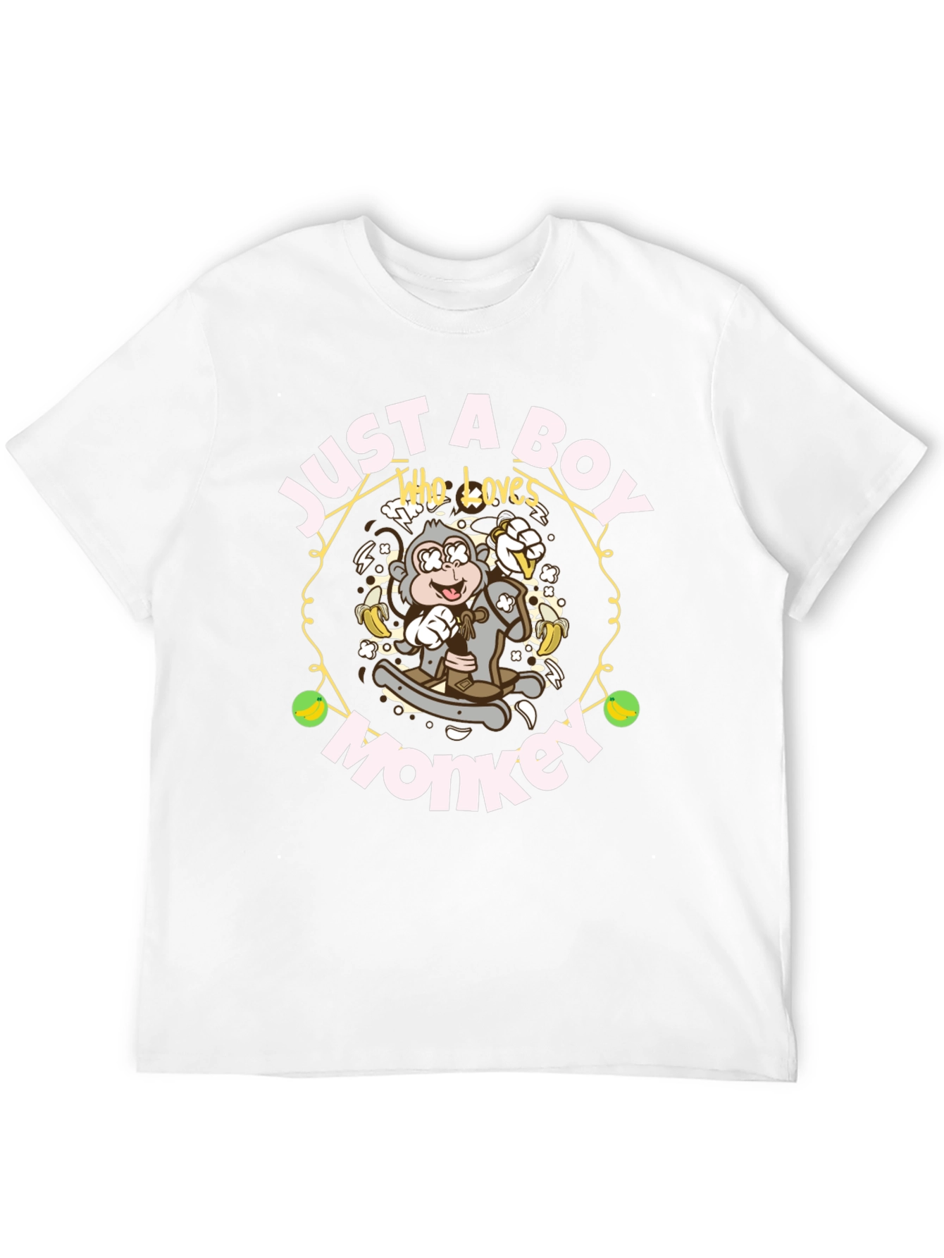 Just A Boy Who Loves Monkeys T-Shirt