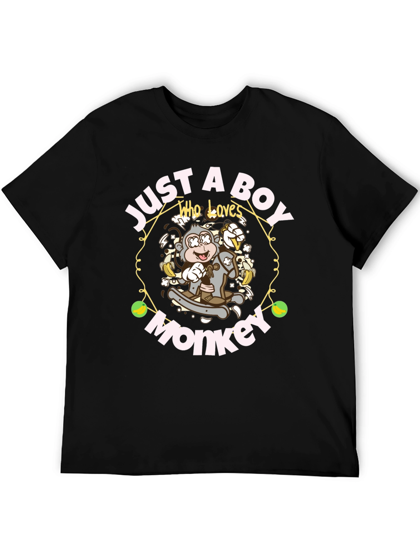 Just A Boy Who Loves Monkeys T-Shirt