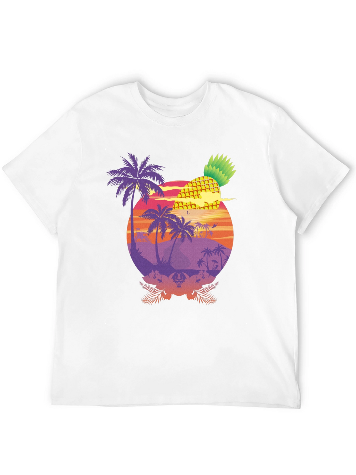 Tropical Pineapple Sunset T-Shirt