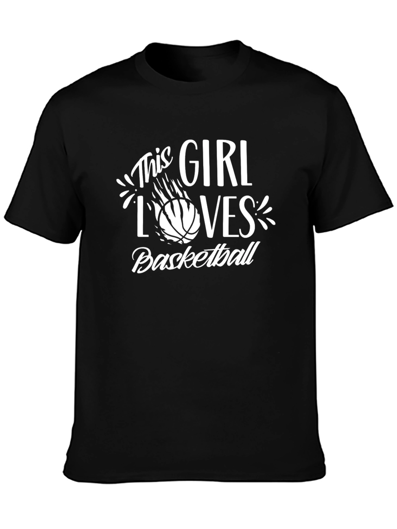Basketball Lover T-Shirt - This Girl Loves Basketball