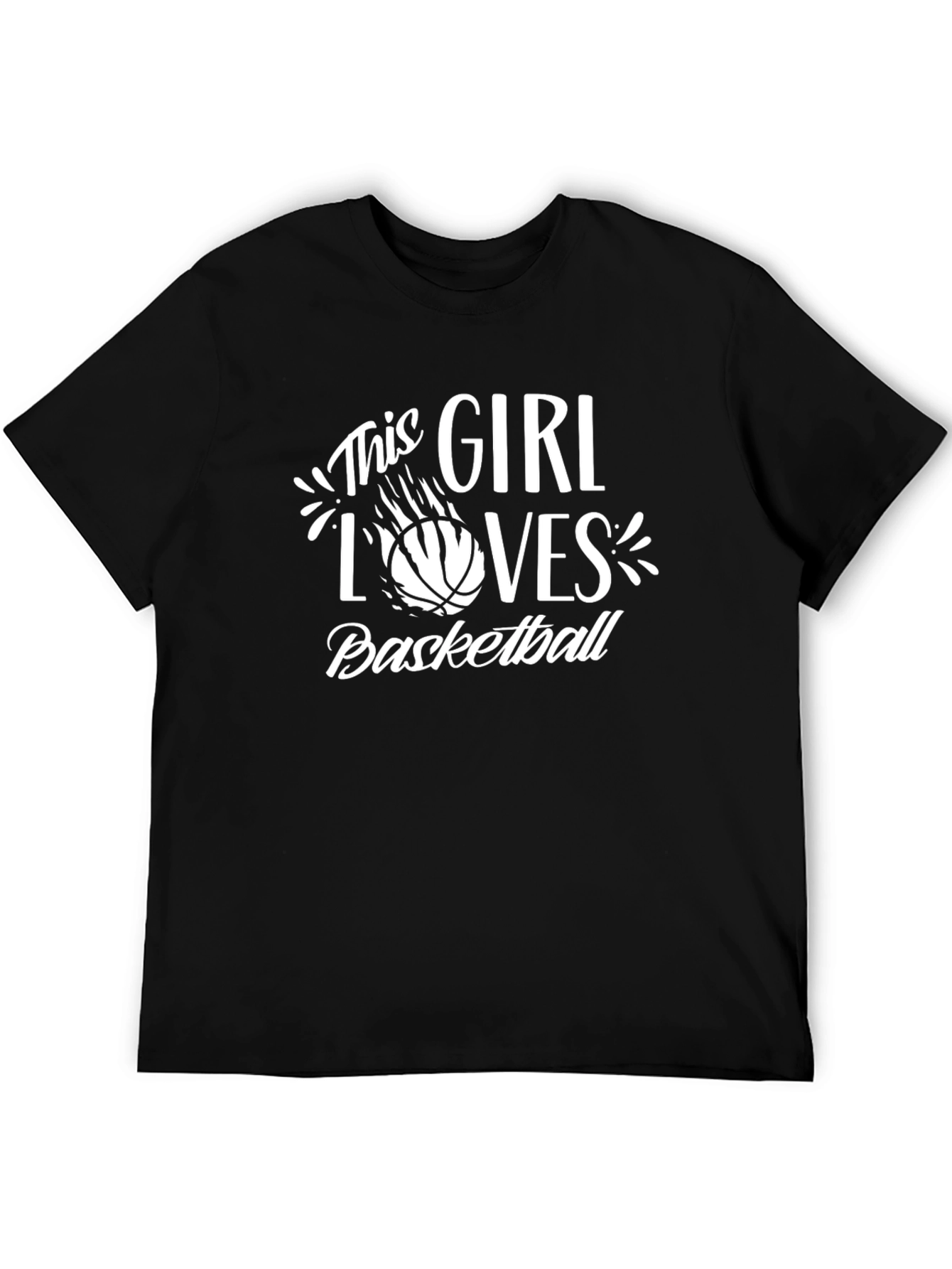 Basketball Lover T-Shirt - This Girl Loves Basketball