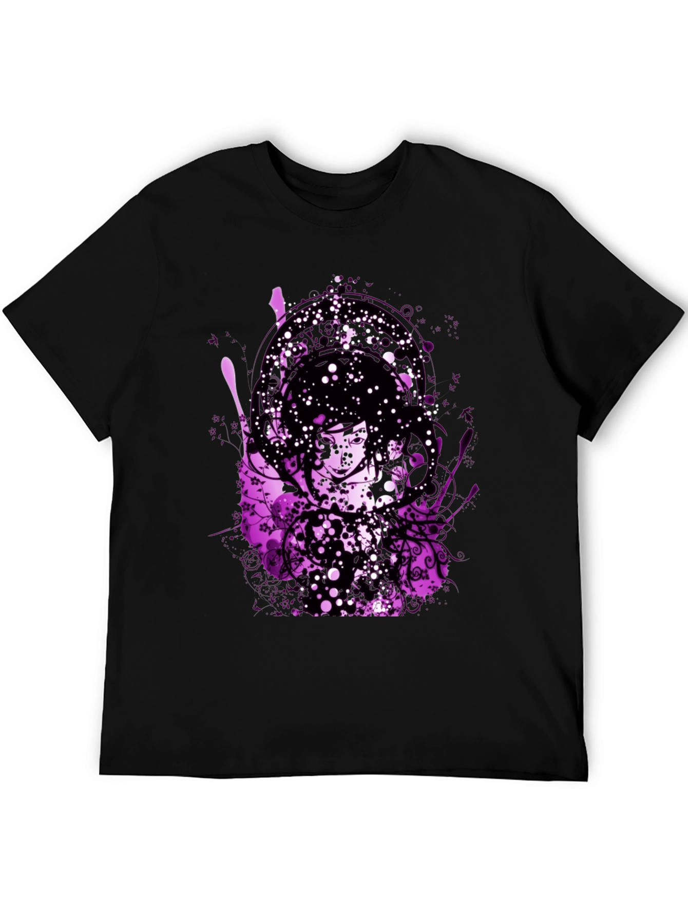 Abstract Art Black T-Shirt