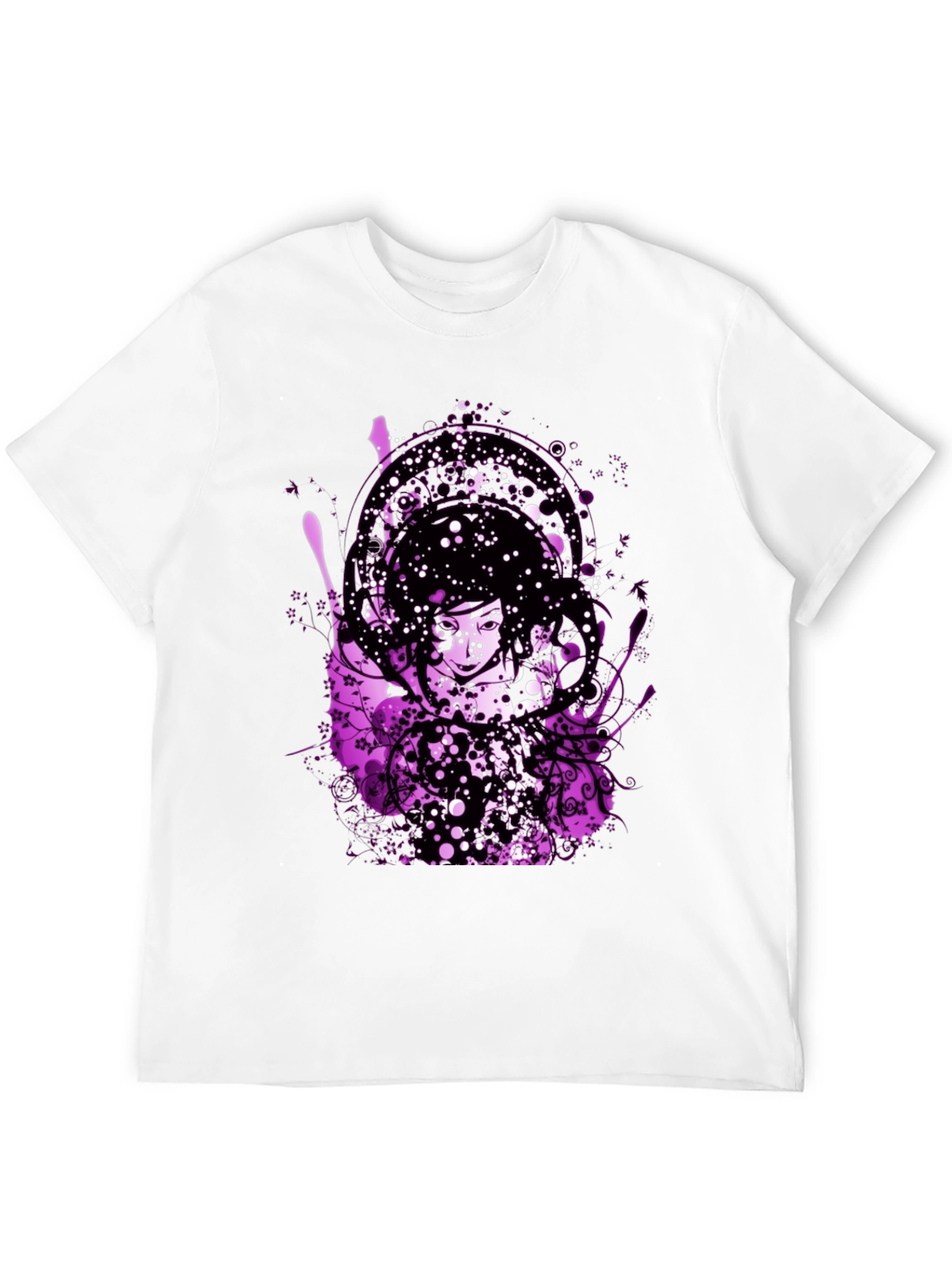Abstract Art Black T-Shirt