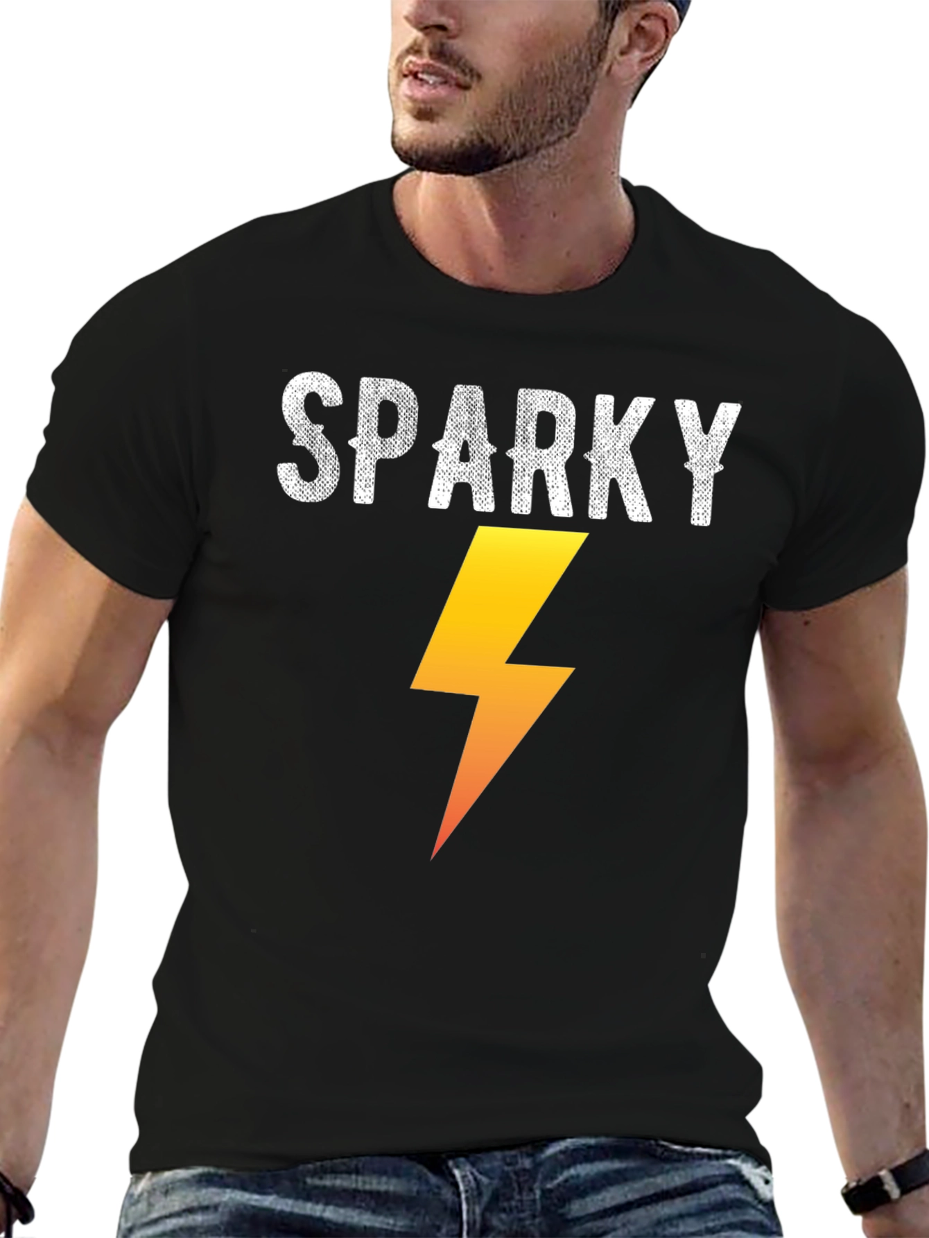 Sparky Graphic Tee - Electric Bolt T-Shirt