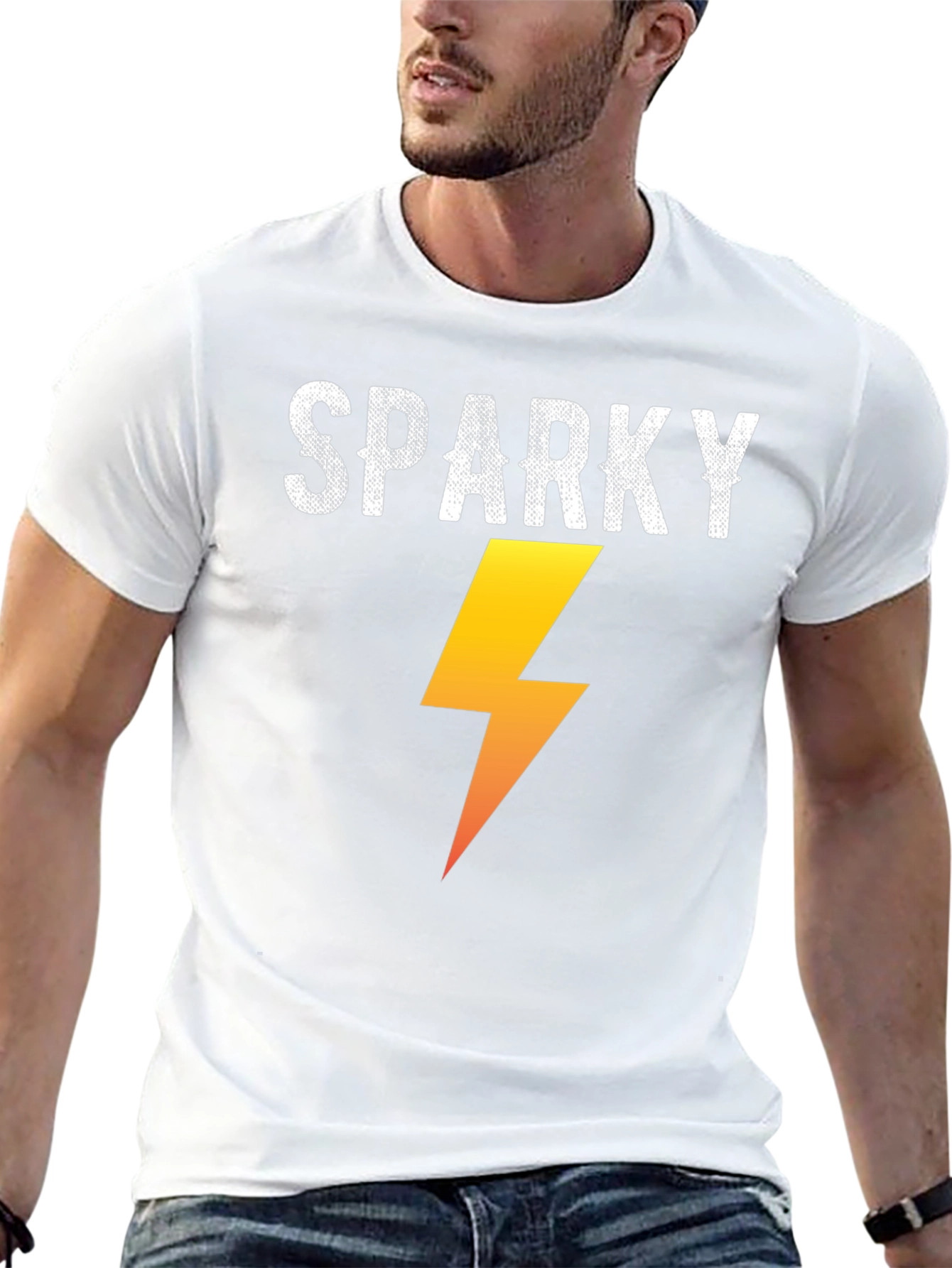 Sparky Graphic Tee - Electric Bolt T-Shirt