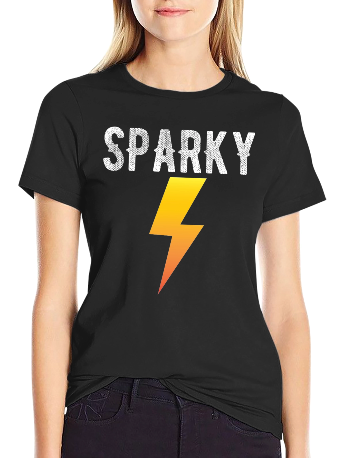Sparky Graphic Tee - Electric Bolt T-Shirt