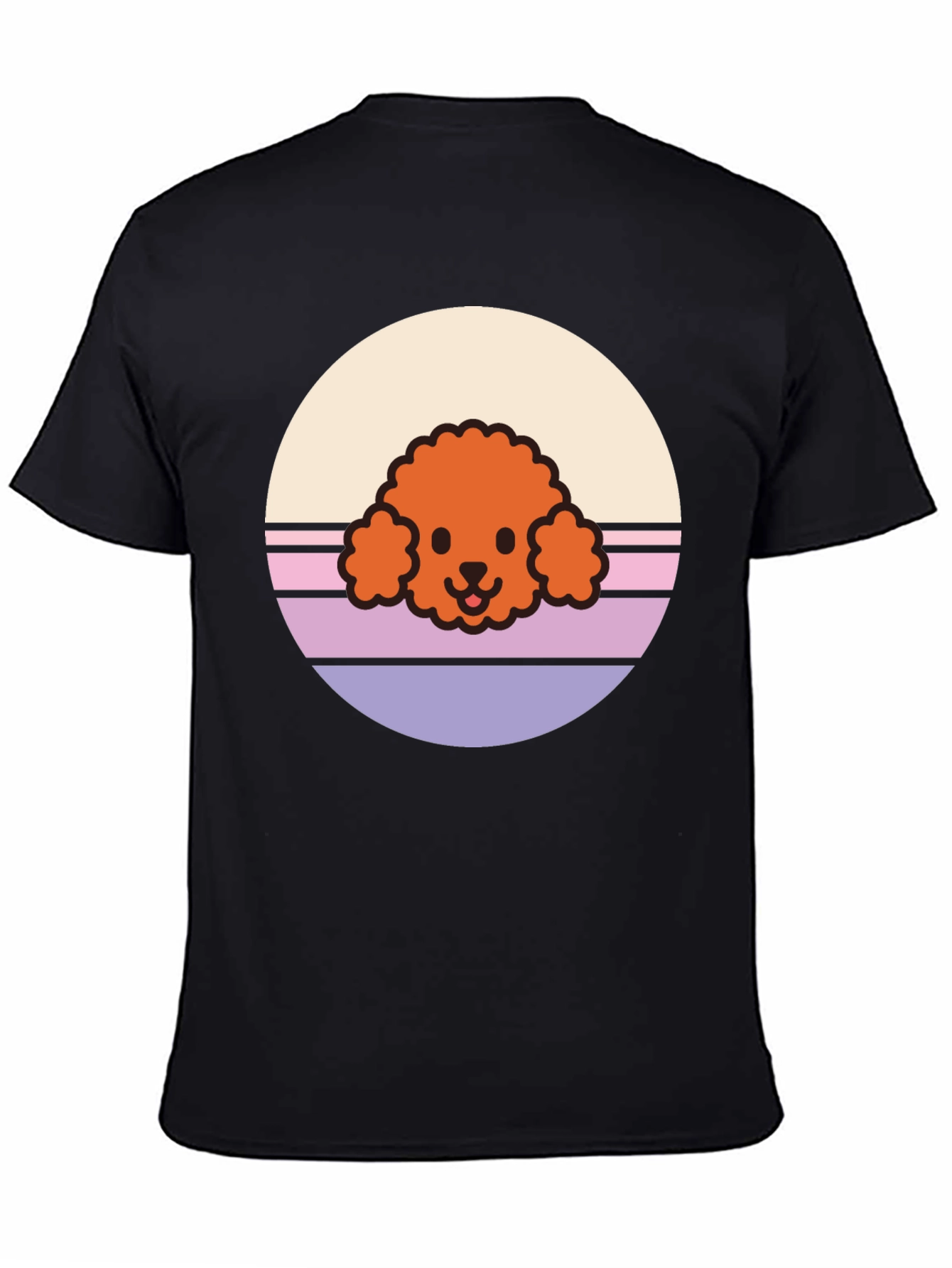 Retro Poodle Graphic Tee - Comfort & Style