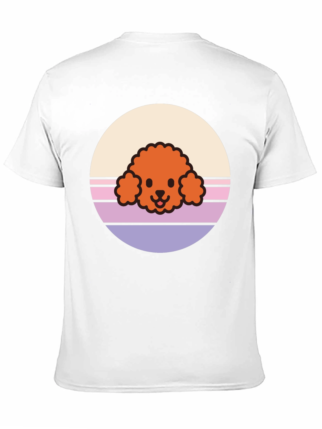 Retro Poodle Graphic Tee - Comfort & Style