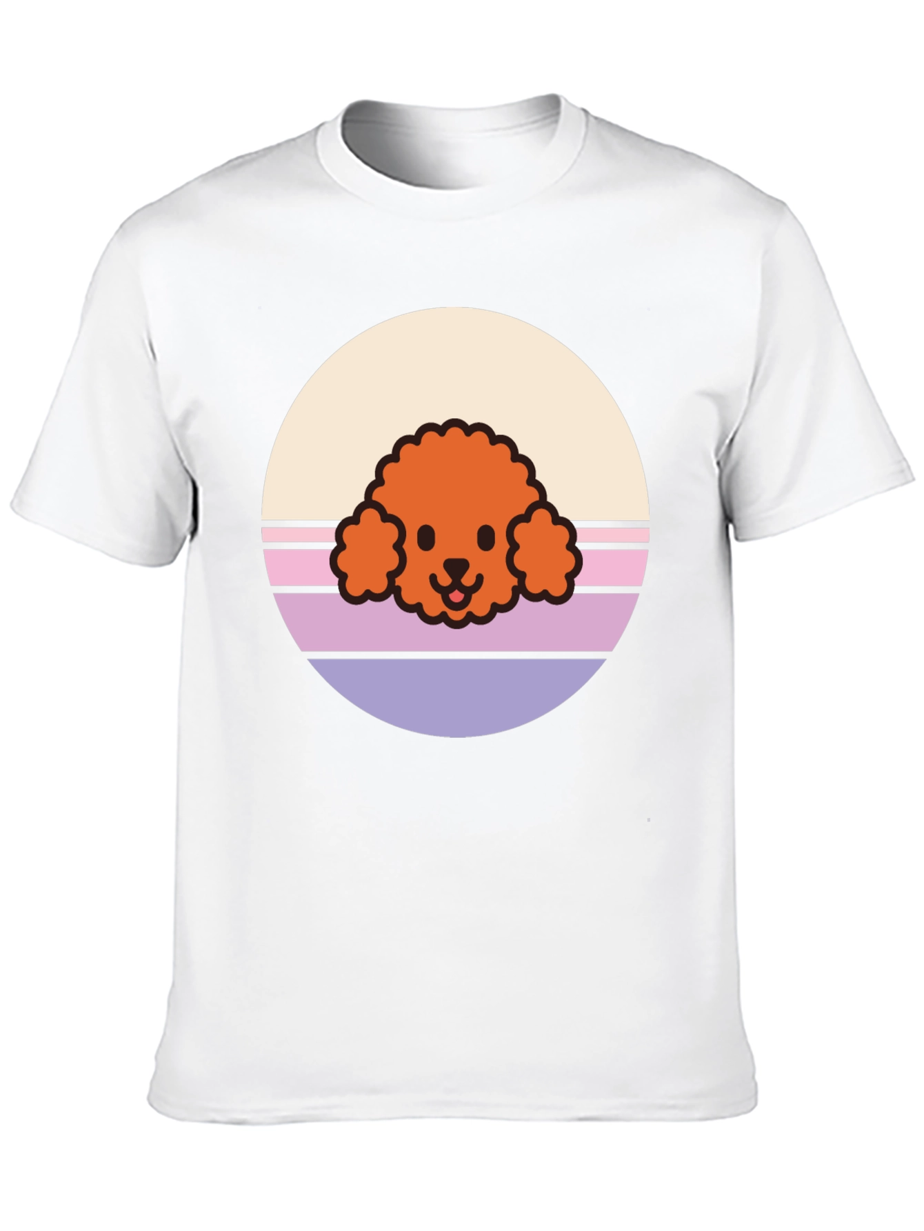 Retro Poodle Graphic Tee - Comfort & Style