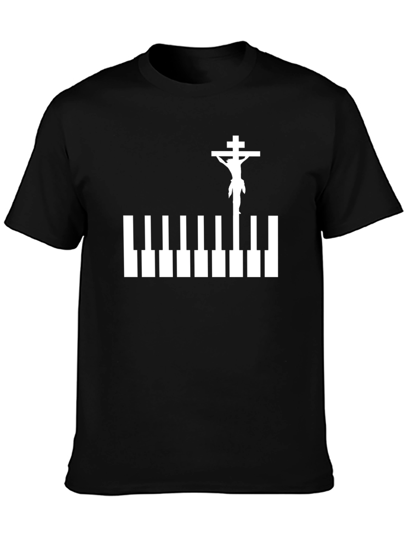 Piano Jesus Graphic Tee