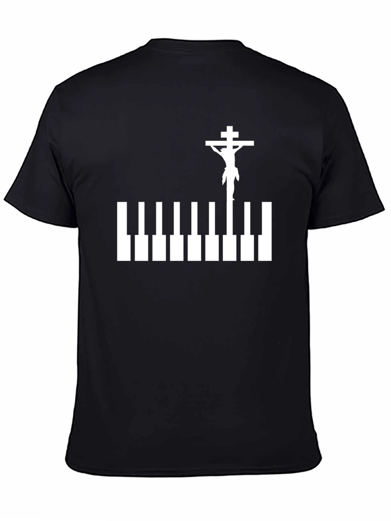 Piano Jesus Graphic Tee