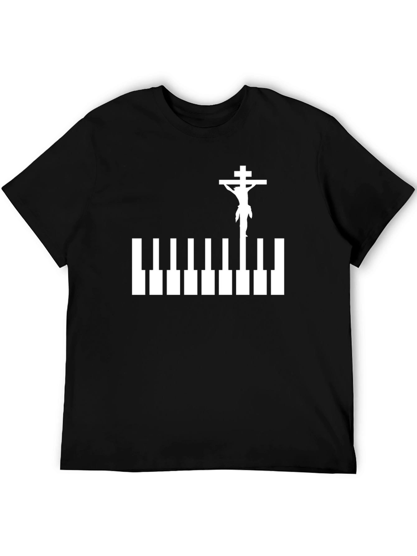 Piano Jesus Graphic Tee