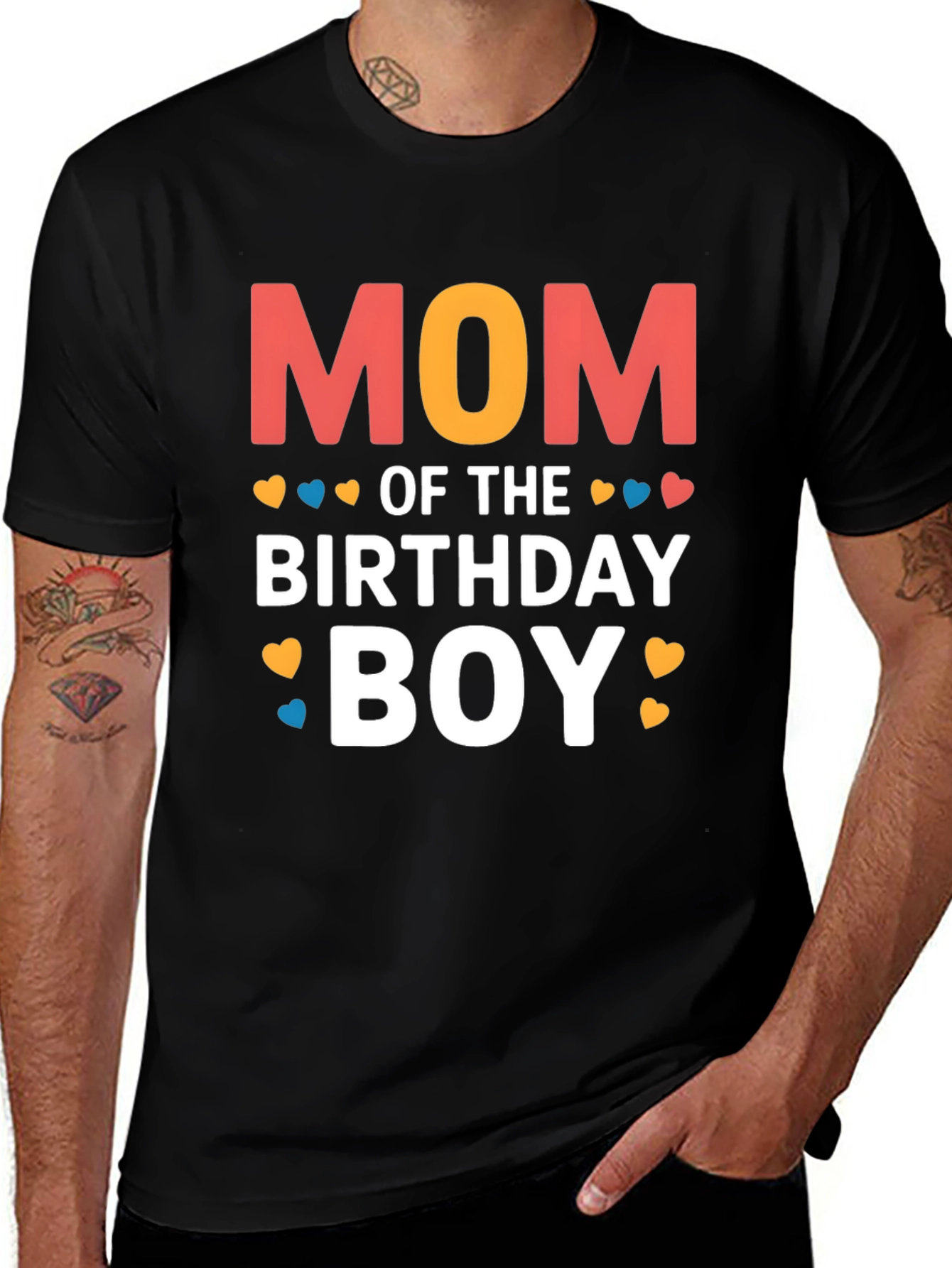 Mom of the Birthday Boy Graphic T-Shirt