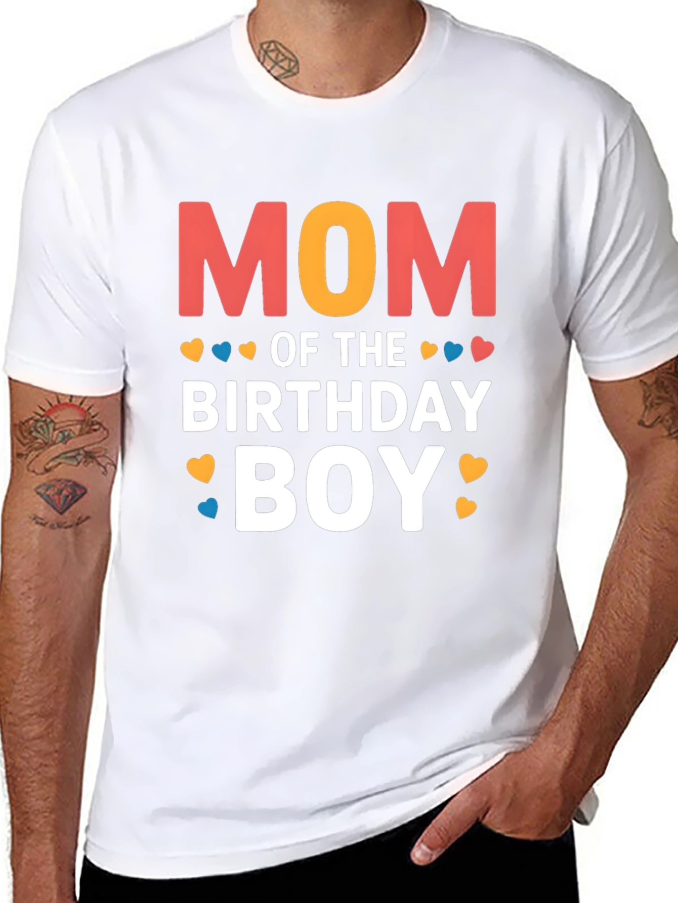 Mom of the Birthday Boy Graphic T-Shirt
