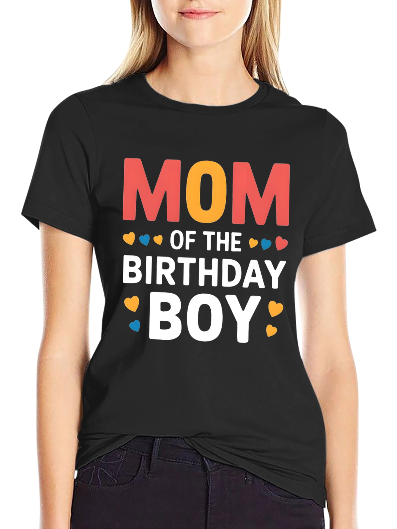 Mom of the Birthday Boy Graphic T-Shirt