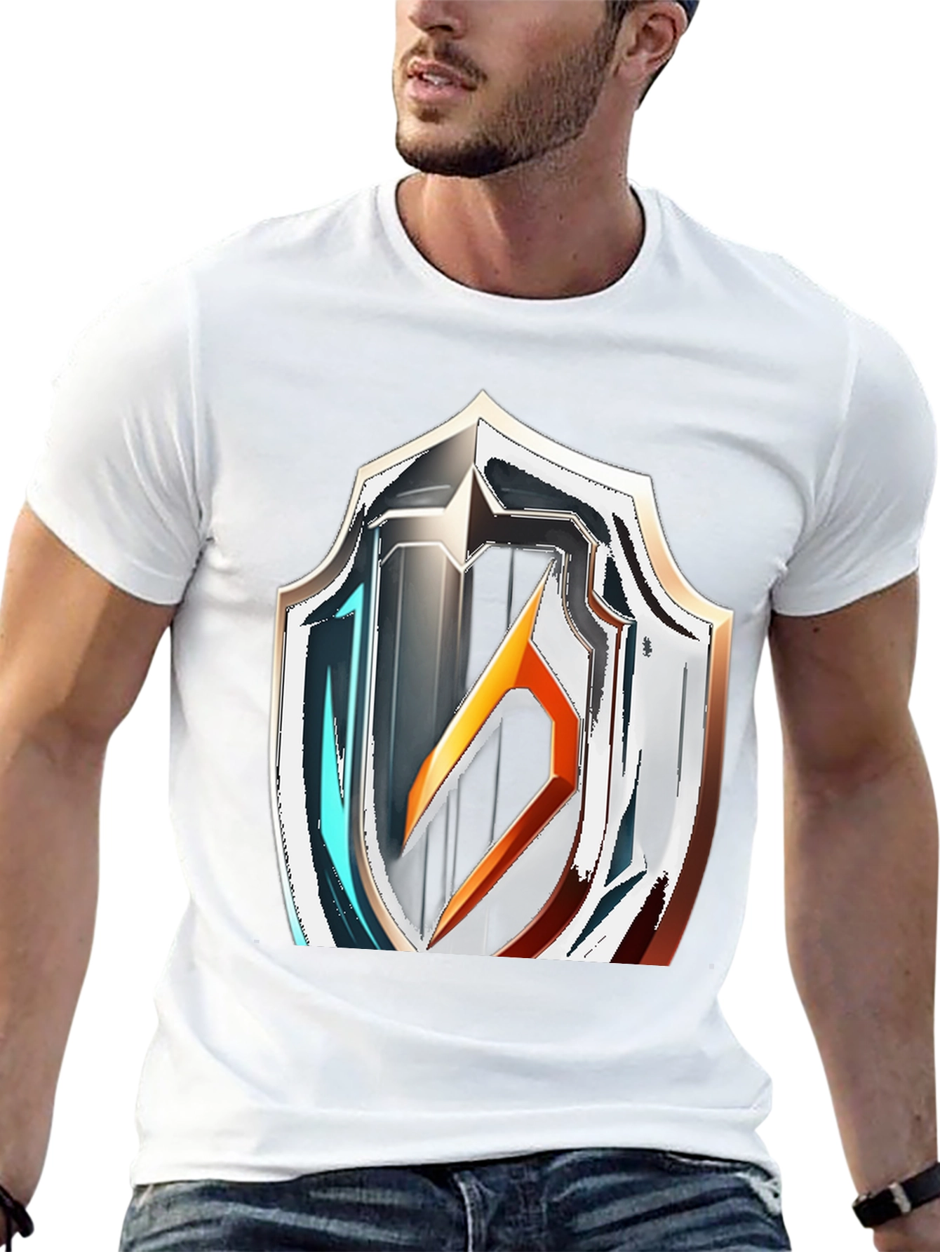 Shield Graphic Black T-Shirt