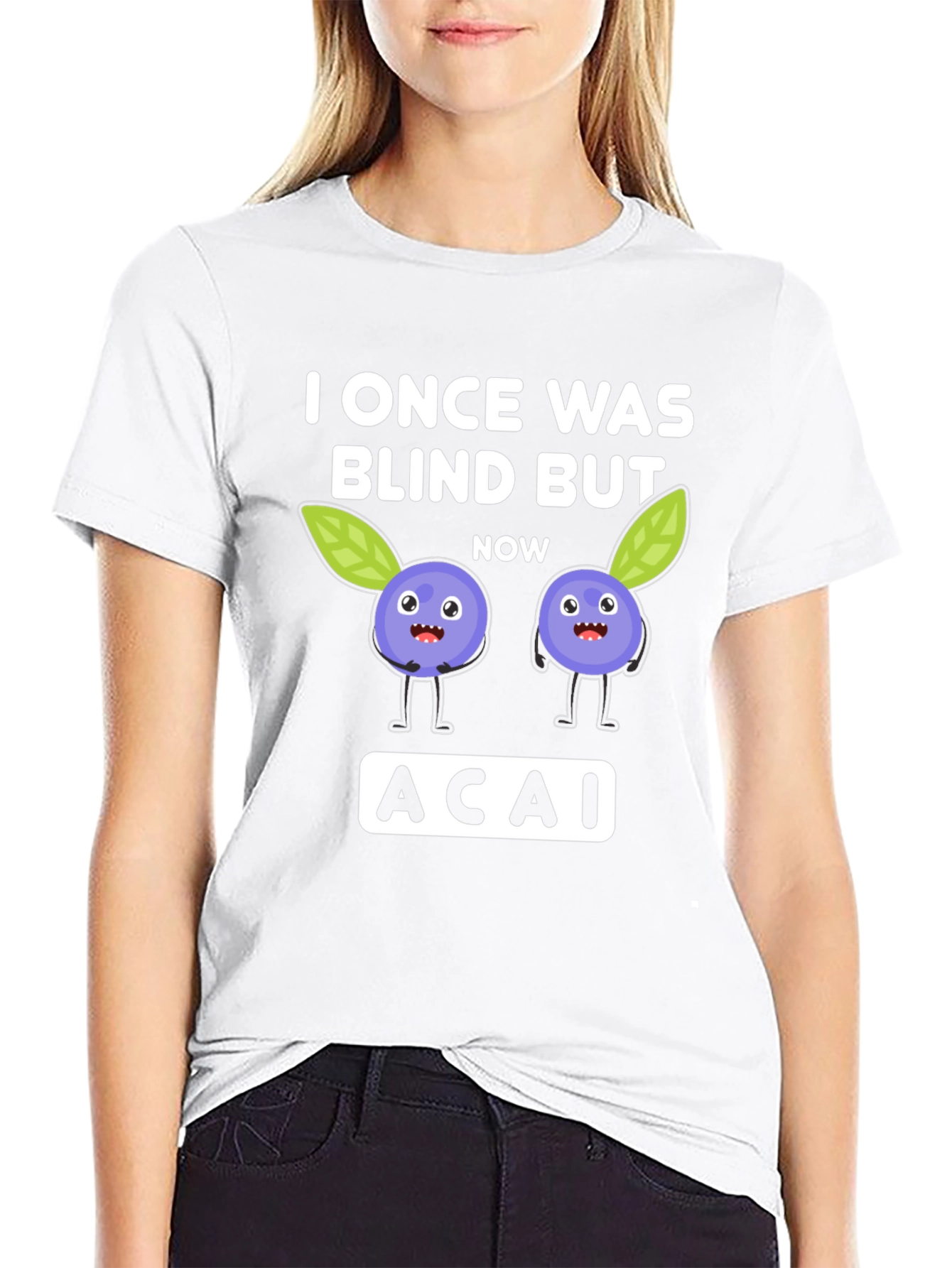 I Once Was Blind But Now Acai T-Shirt