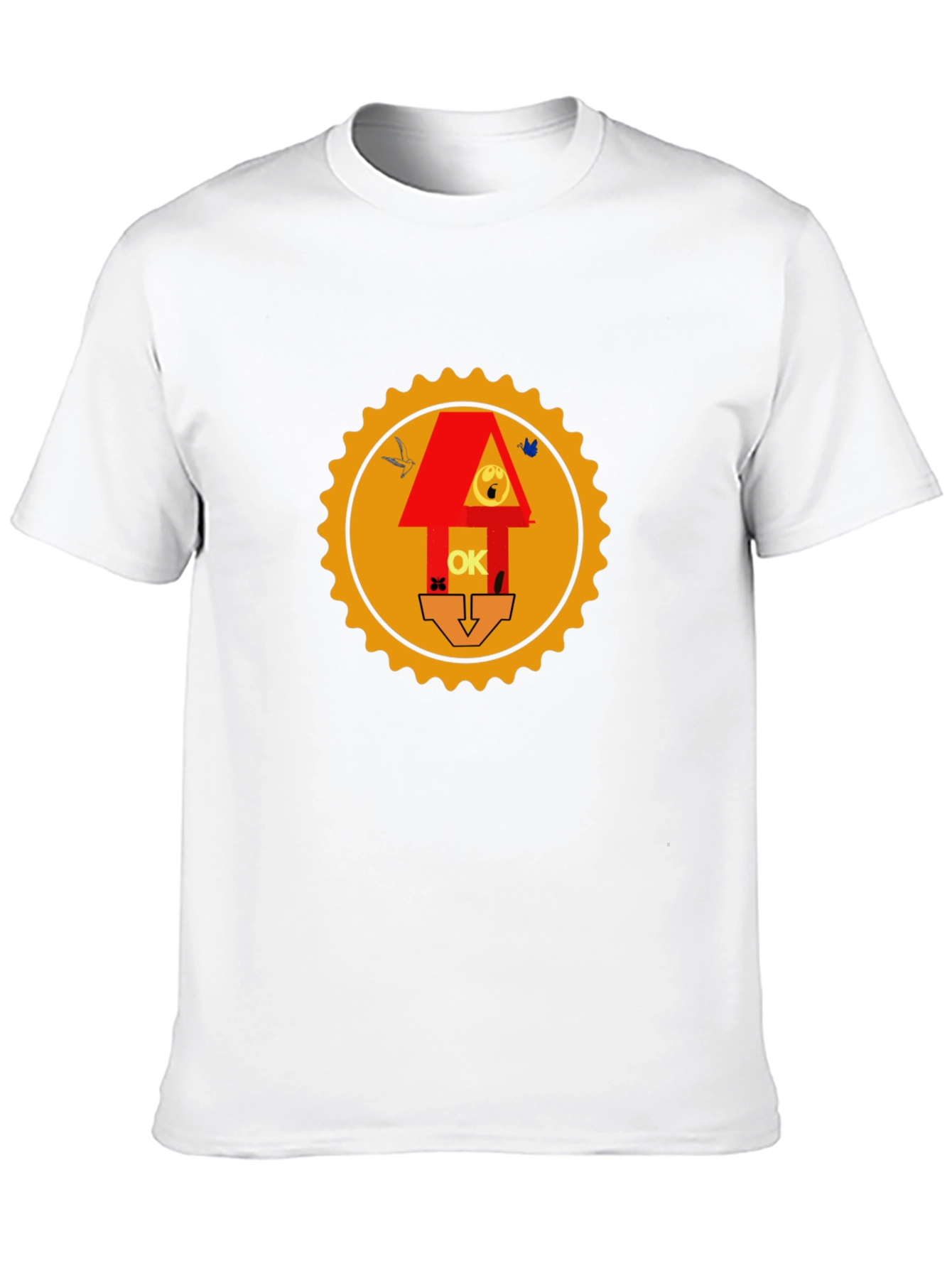 Graphic Print Tee - Novelty Design