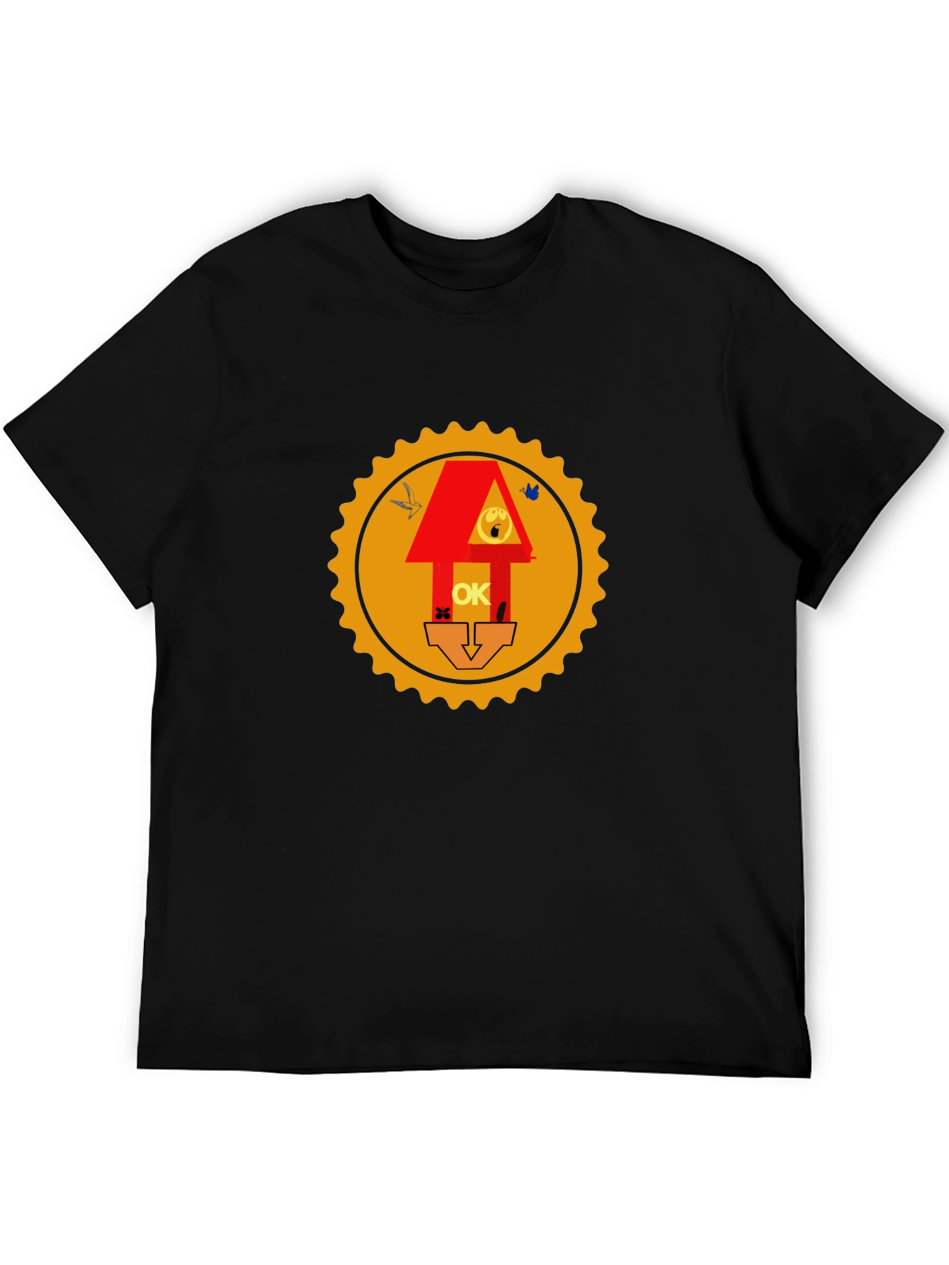 Graphic Print Tee - Novelty Design