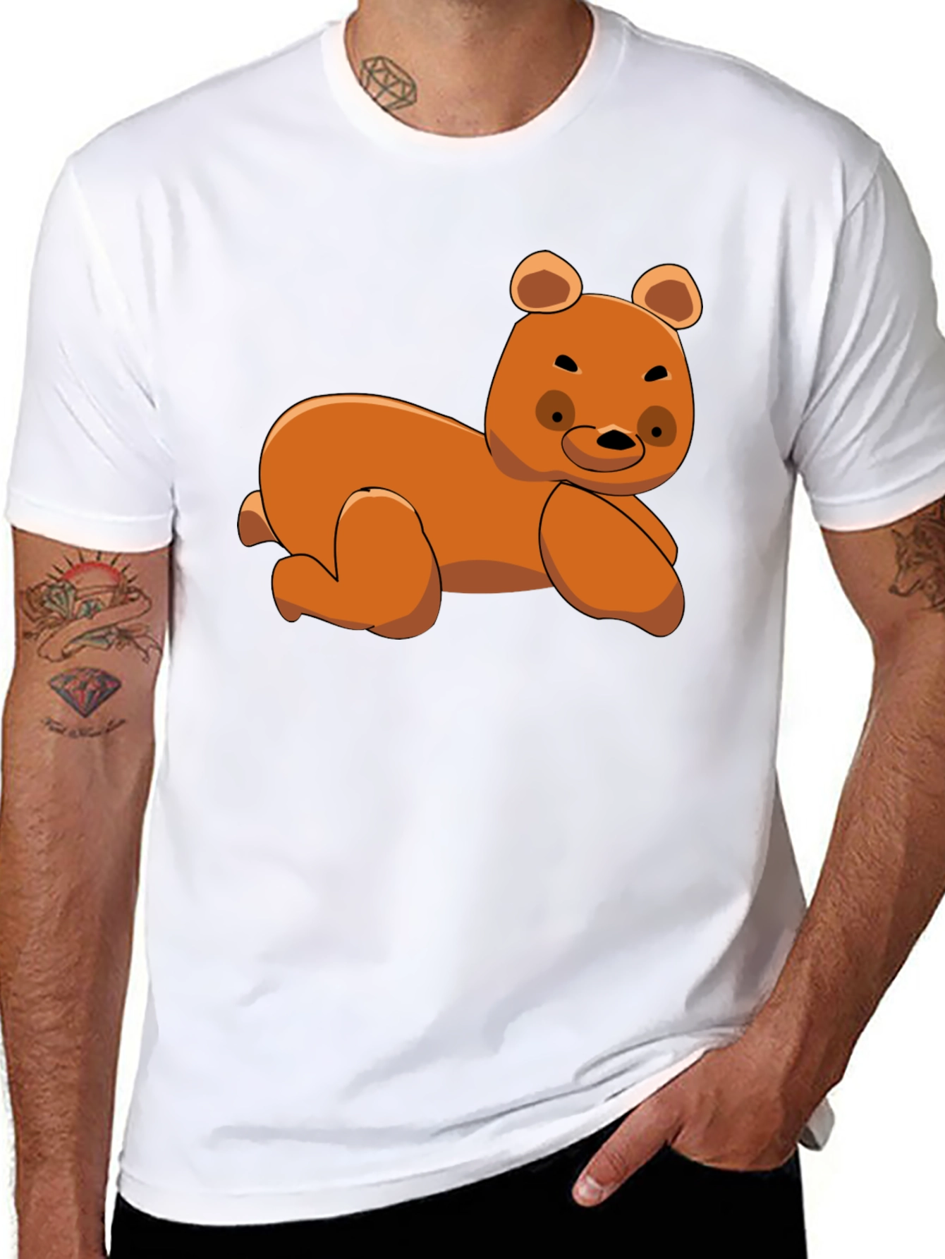 Cute Bear Graphic T-Shirt